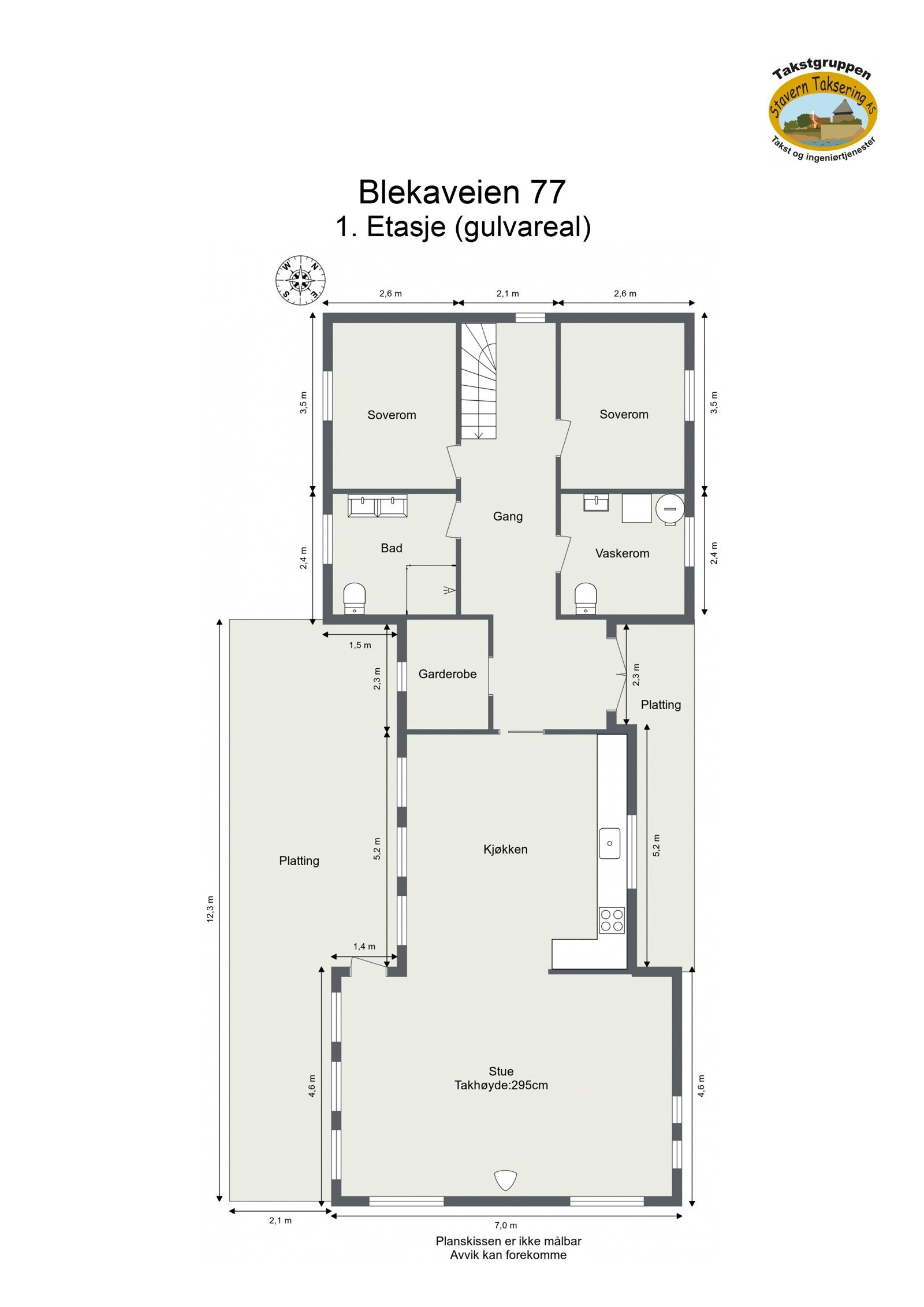 Plantegning. Galleribilde