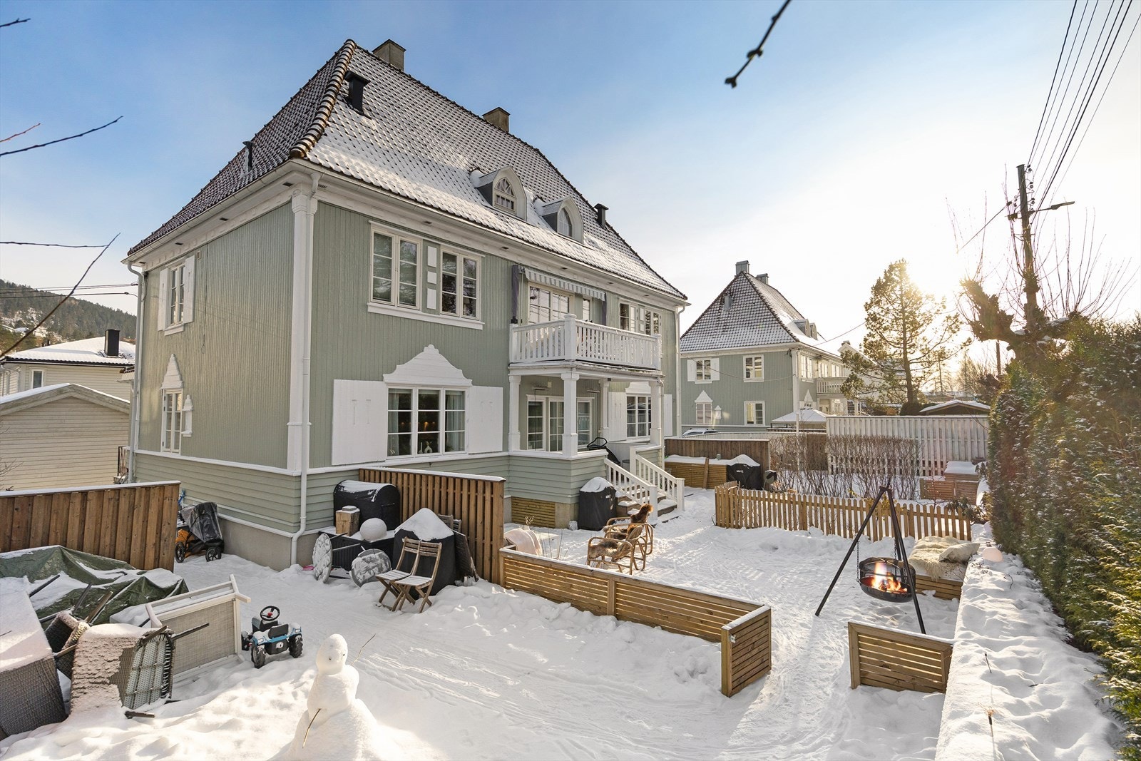 Her bor i du i et flott villahus. Galleribilde