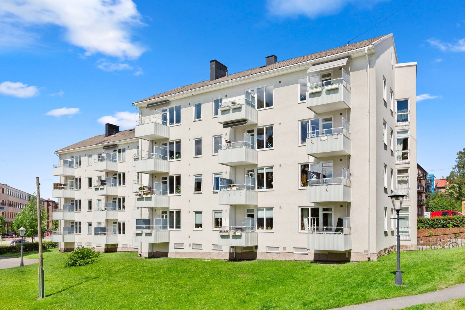 Her bor man i naturskjønne omgivelser med Ola Narr-parken som nærmeste nabo. Galleribilde