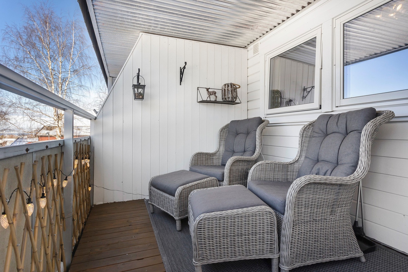 Koselig vestvendt og privat veranda på hele 10 kvm. Galleribilde