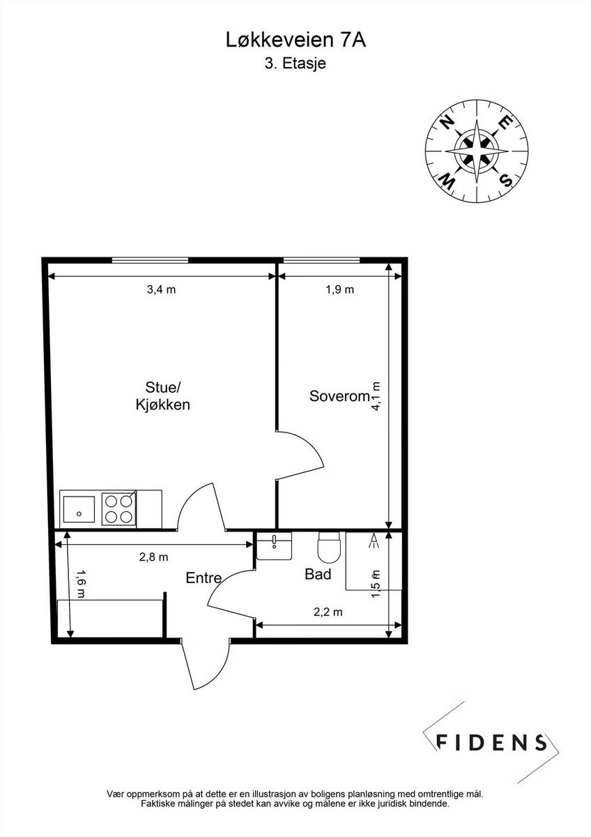 Plantegning Galleribilde