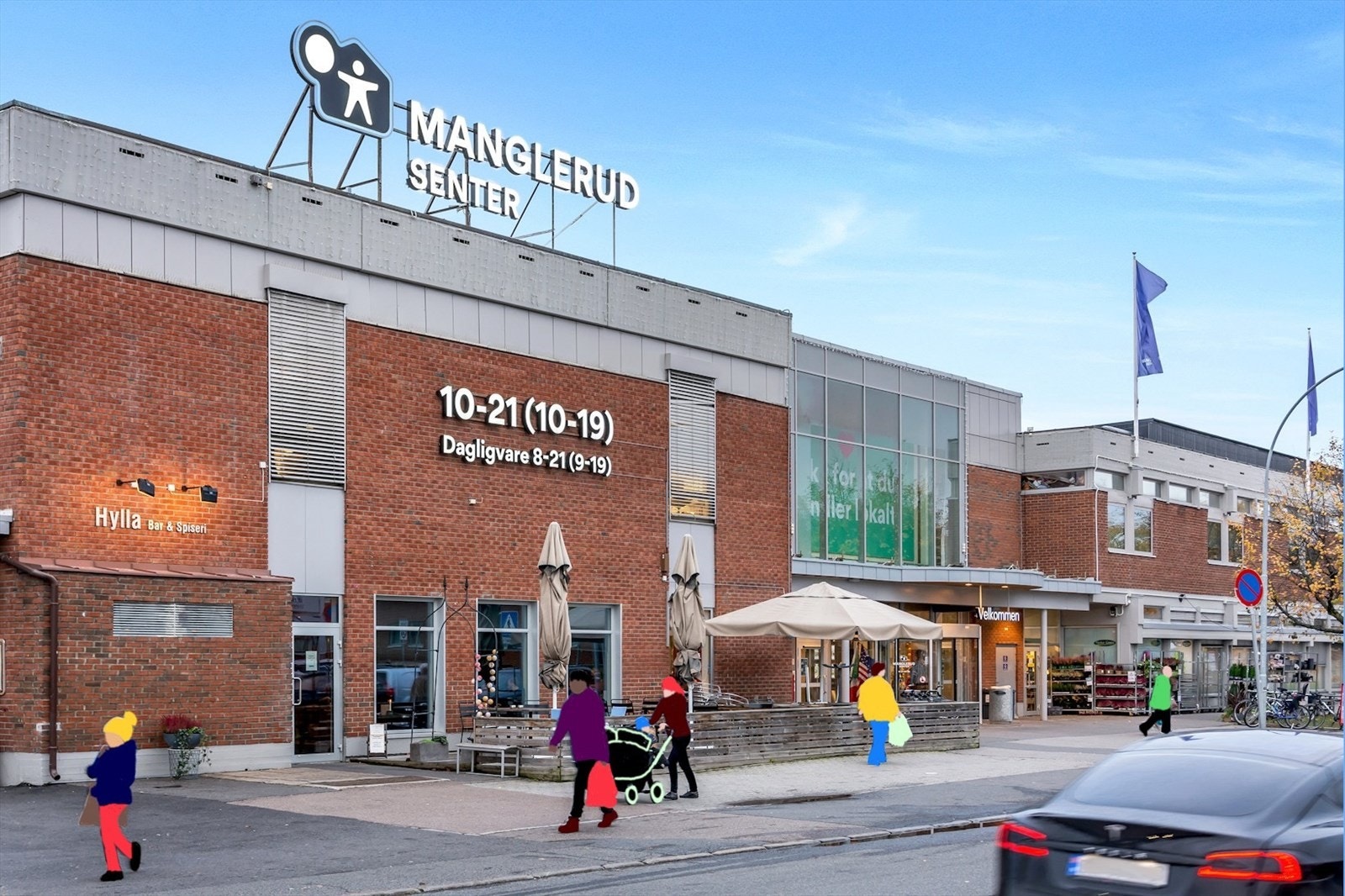 Manglerud senter byr på et rikt og variert utvalg av butikker, spisesteder og servicetilbud. Galleribilde