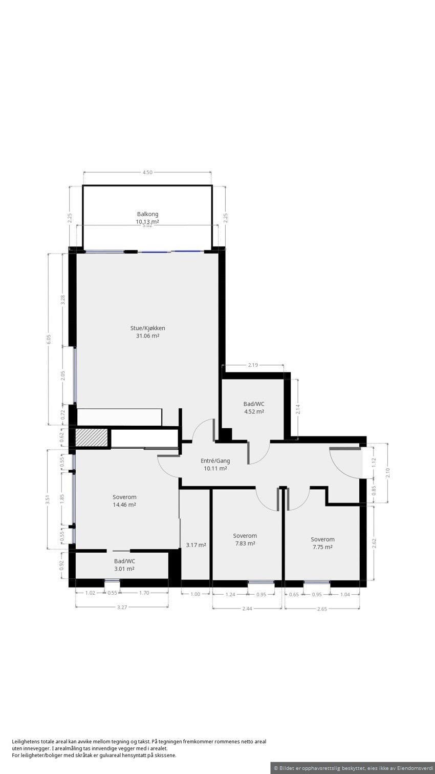 Plantegning Galleribilde