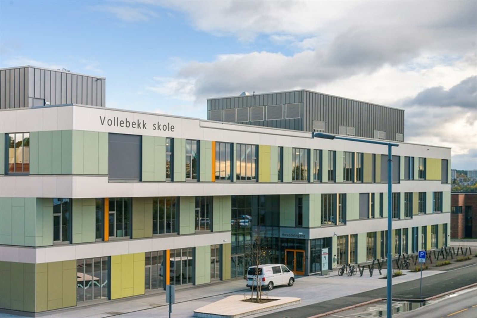 Vollebekk skole, ny i 2017. Galleribilde