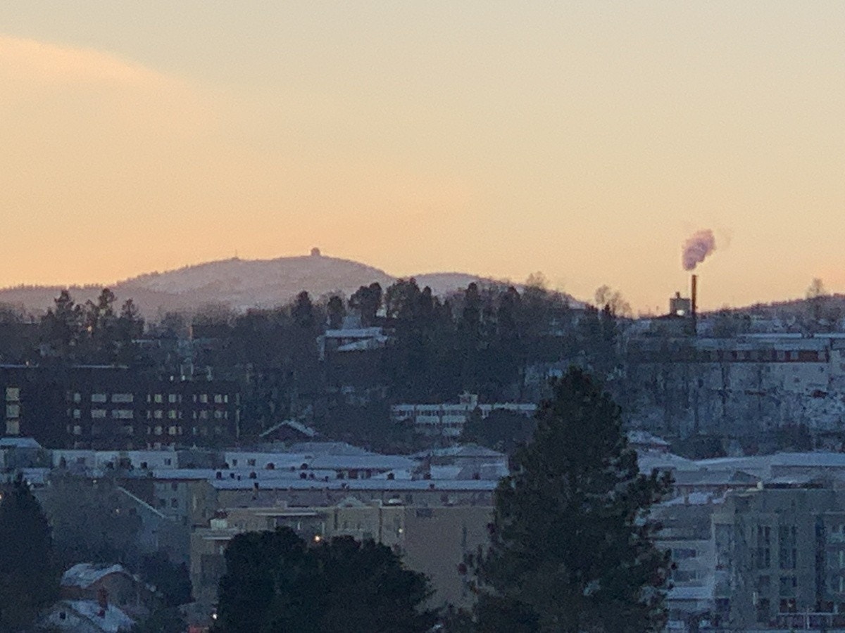 utsikt fra balkong Galleribilde