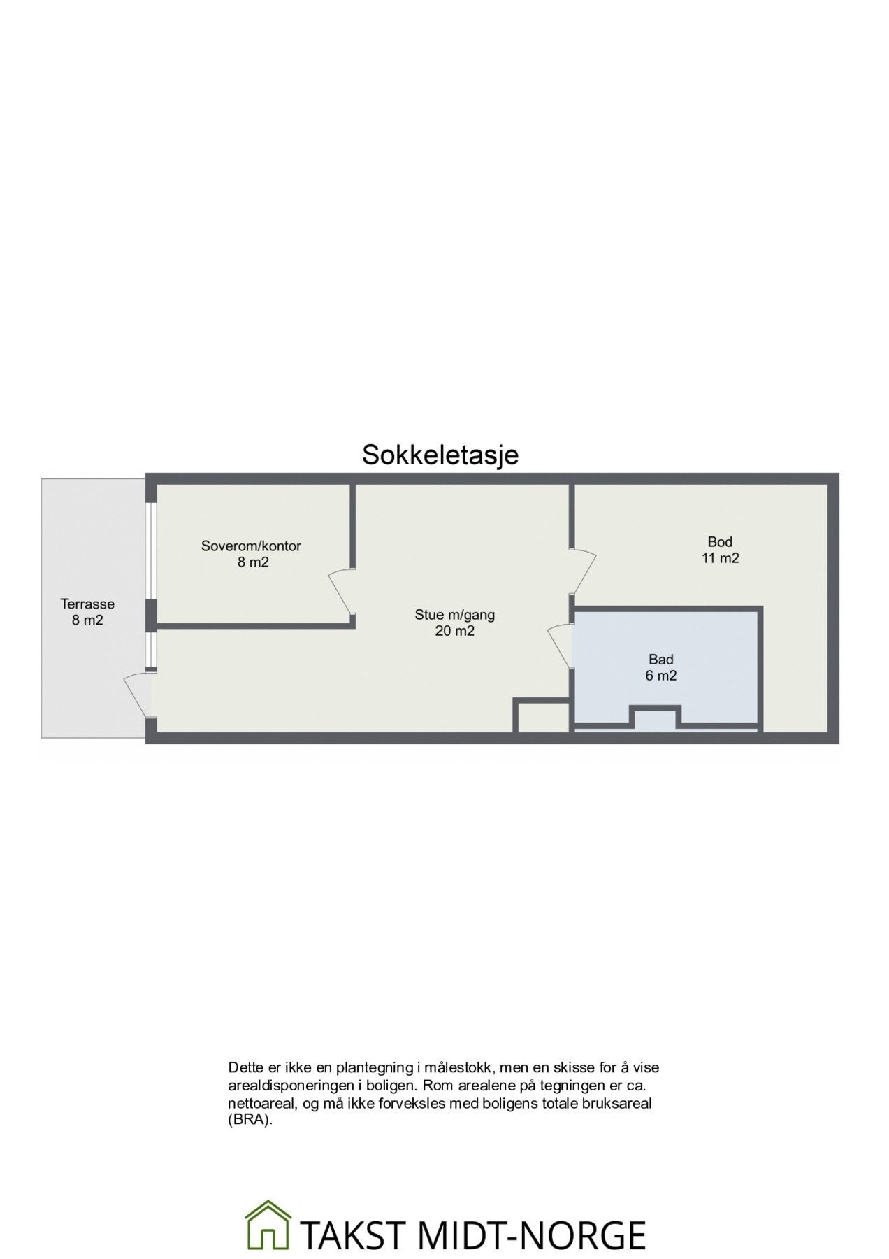 Sokkeletasje Galleribilde