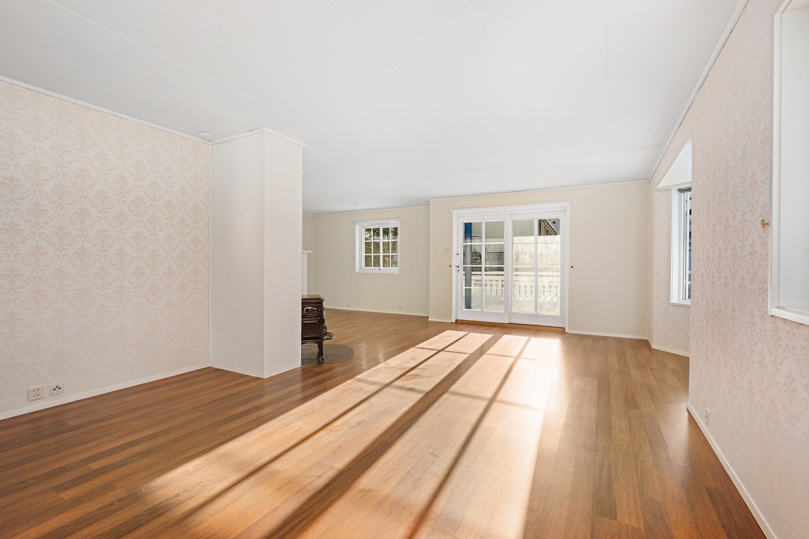 Stor stue med mange muligheter Galleribilde