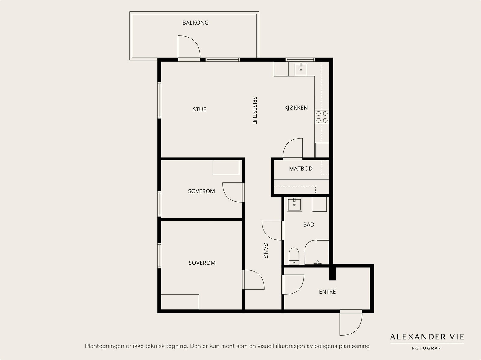 Plantegning. Galleribilde