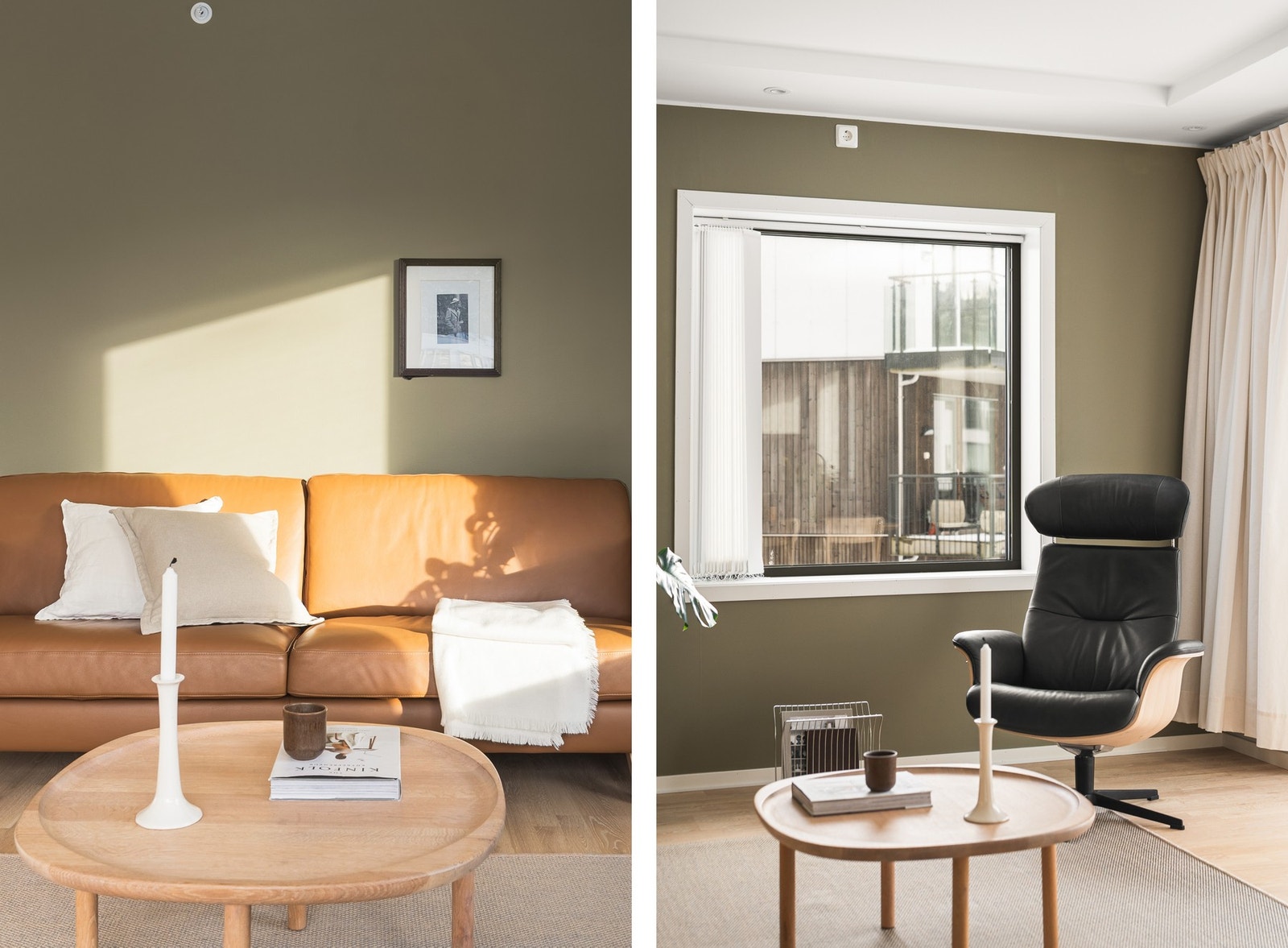 De store vindusflater slipper inn rikelig med naturlig lys og skaper en lys og trivelig atmosfære. Galleribilde