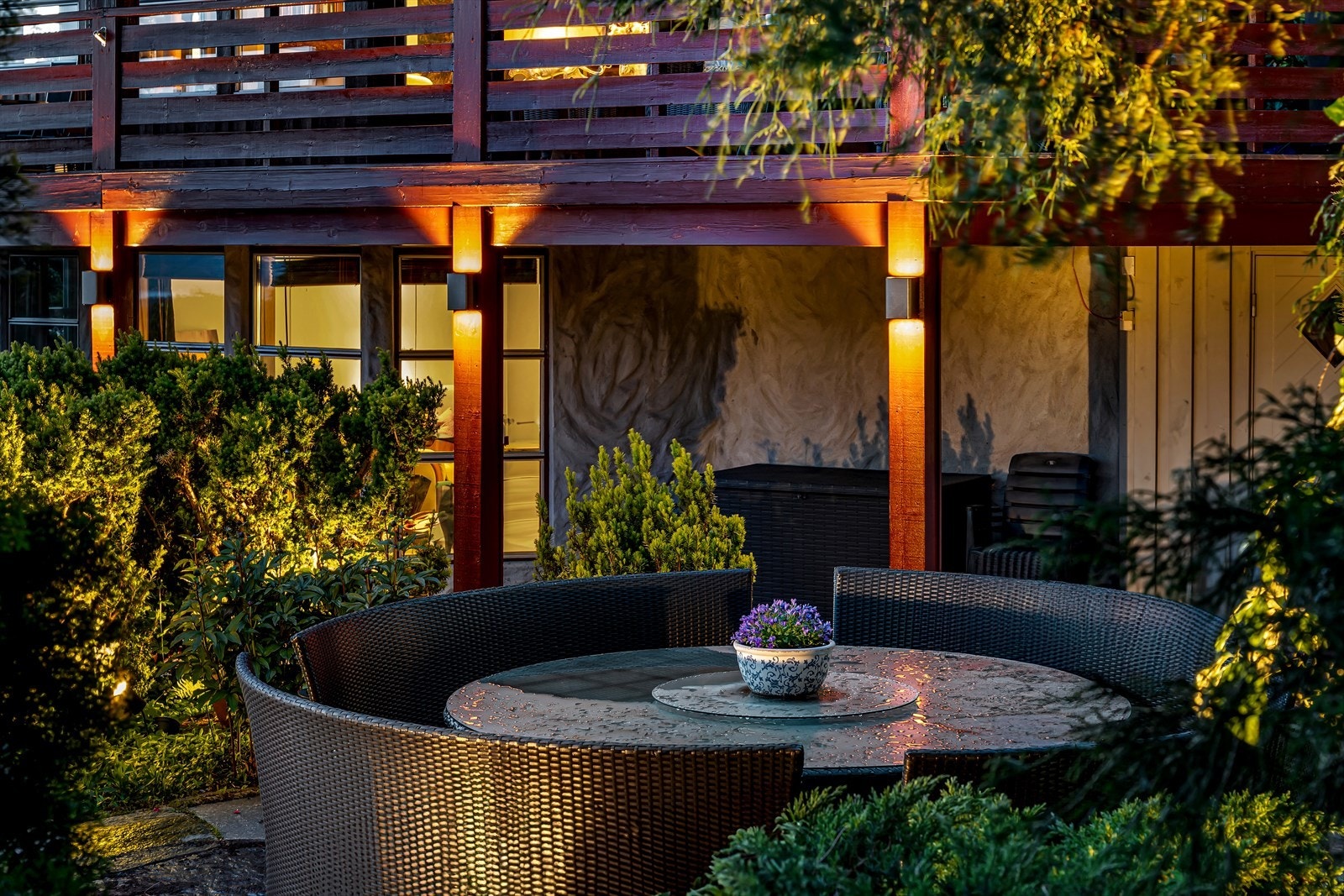 Her kan man nyte lange sommerkvelder. Galleribilde