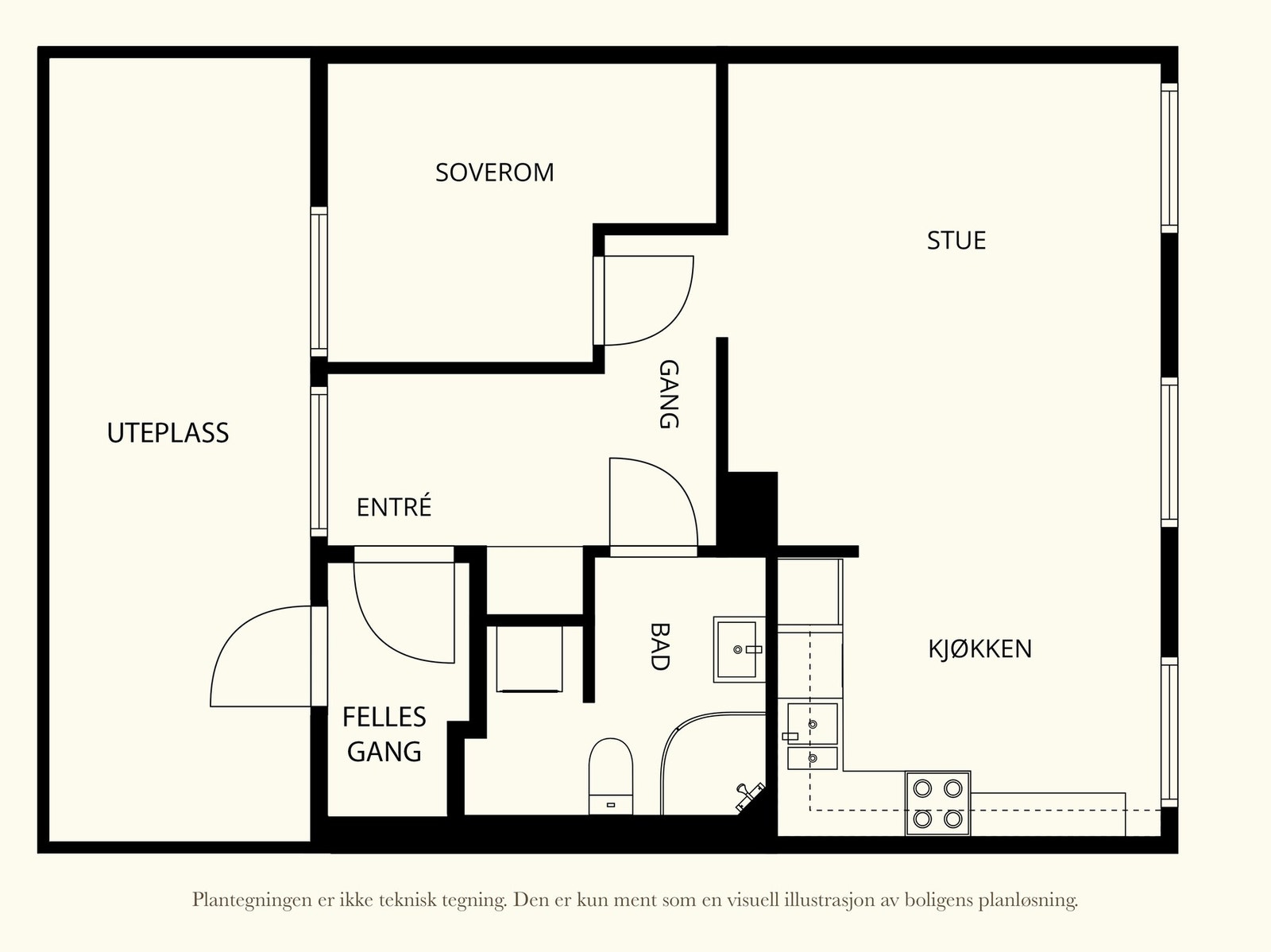 Plantegning. Galleribilde