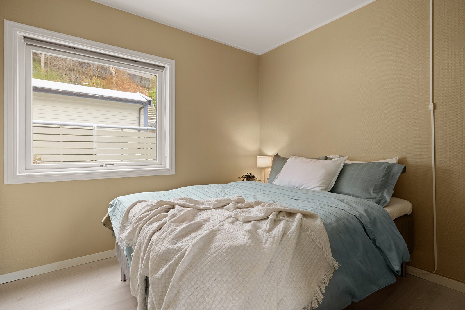 Flott soverom på 8,4 kvm. Galleribilde