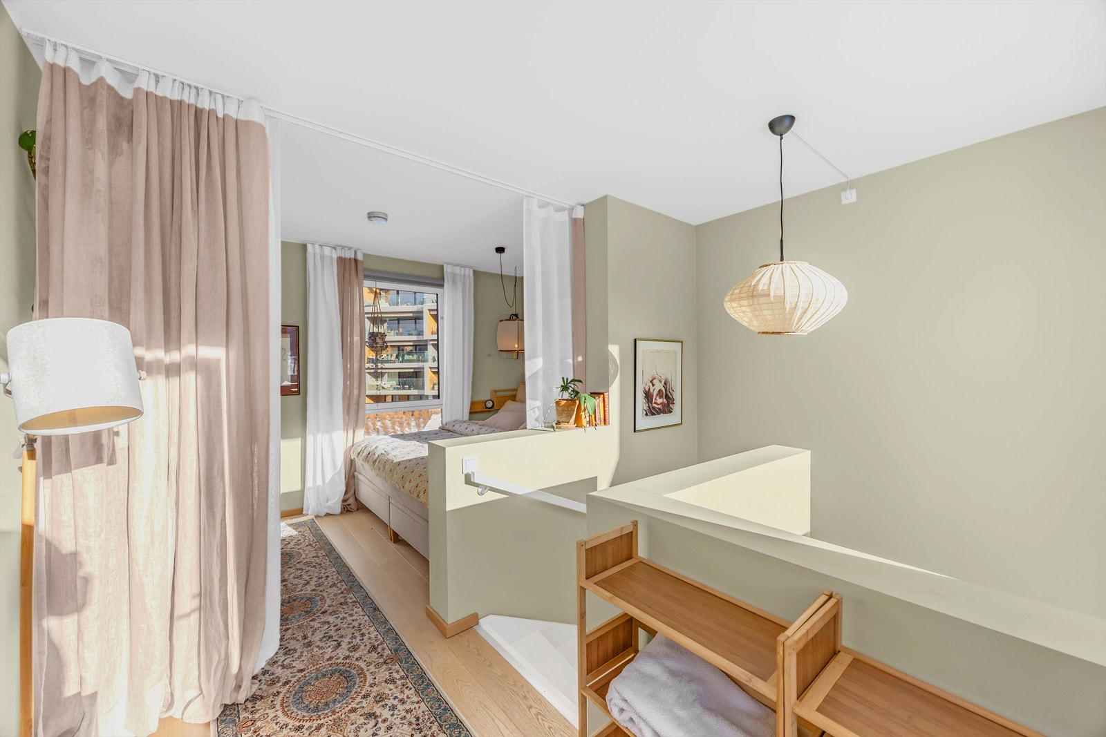 Loftsstue 3.etg - innredet som soverom Galleribilde