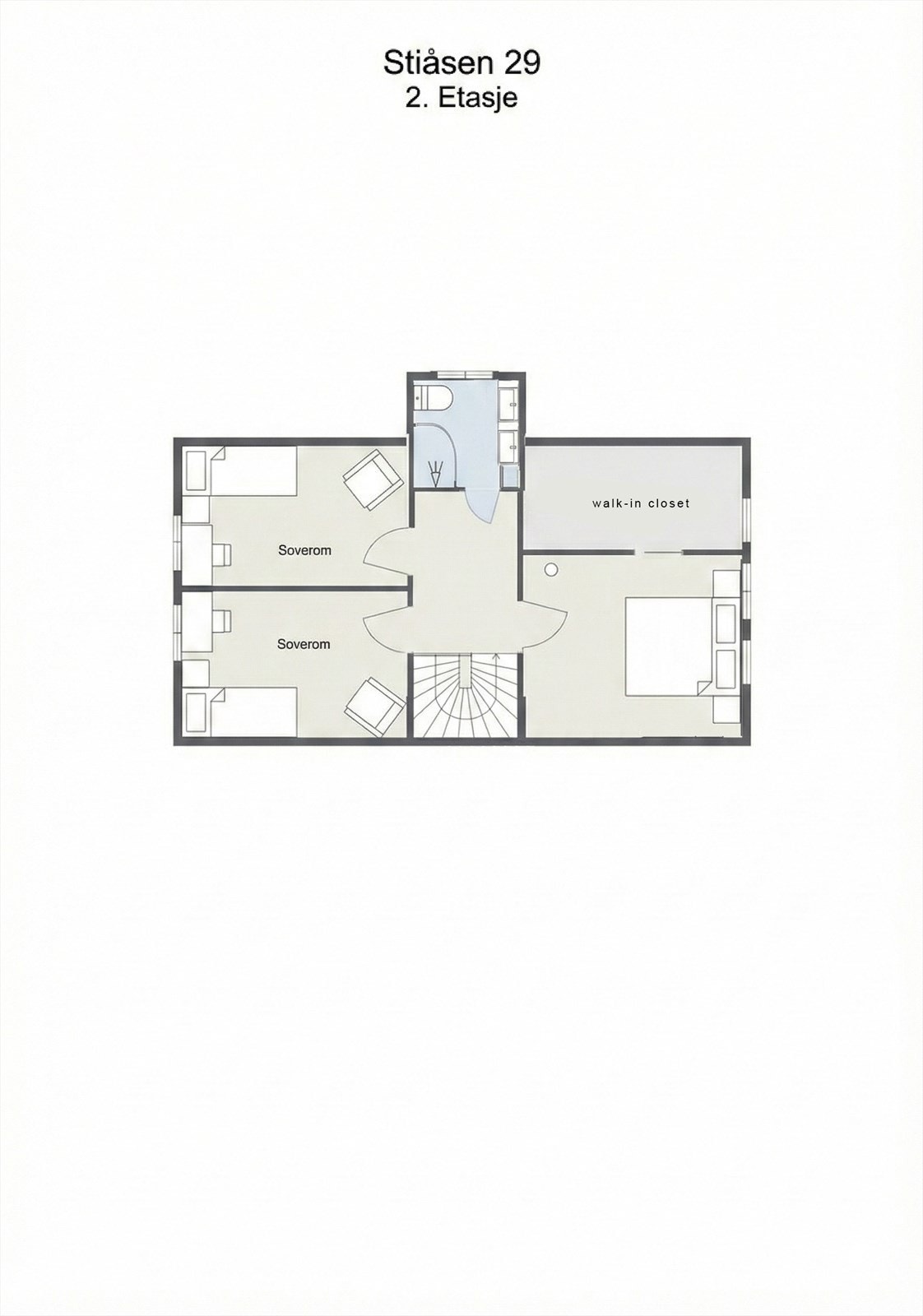 Plantegning 2.etg. Galleribilde