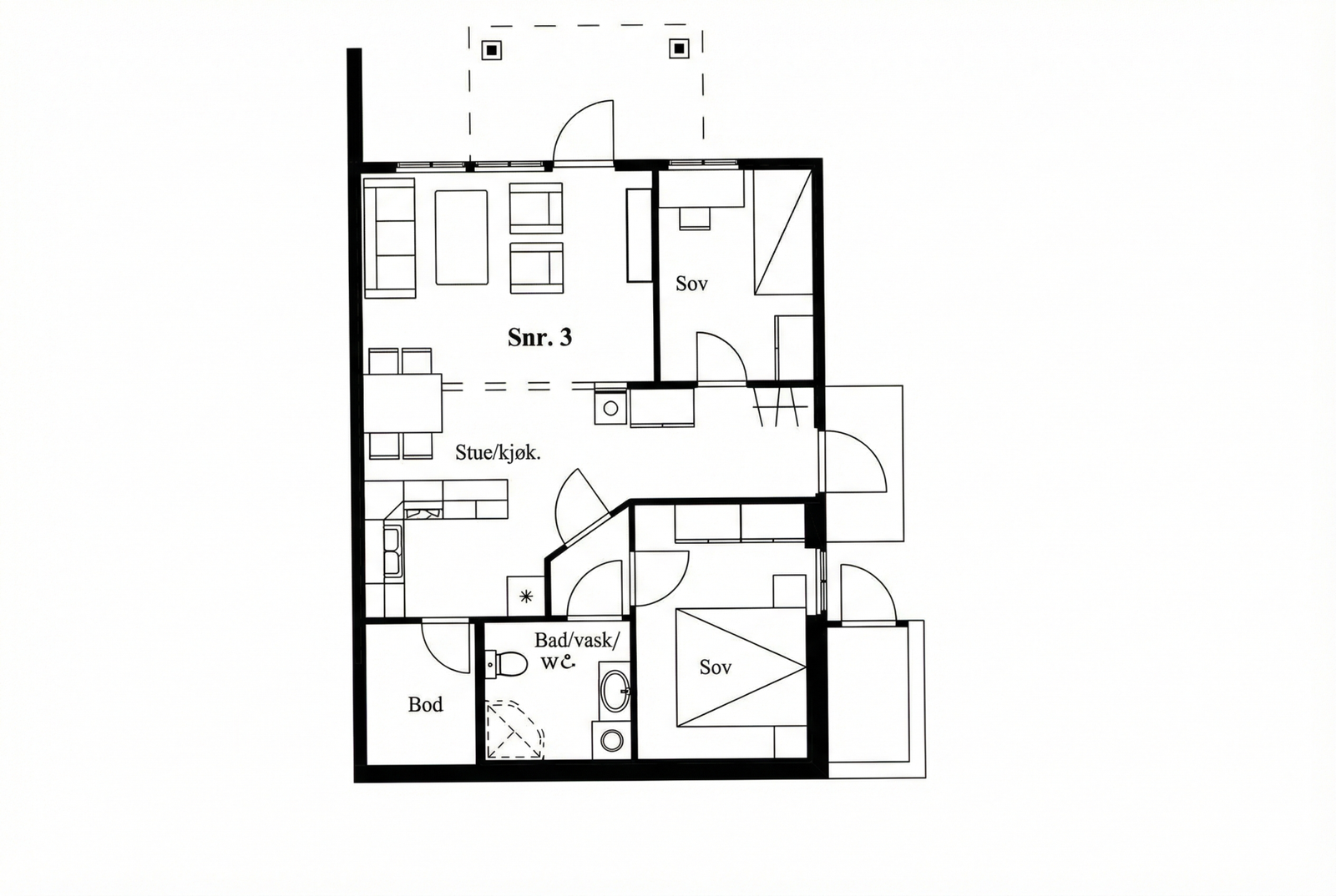 Plantegning Galleribilde