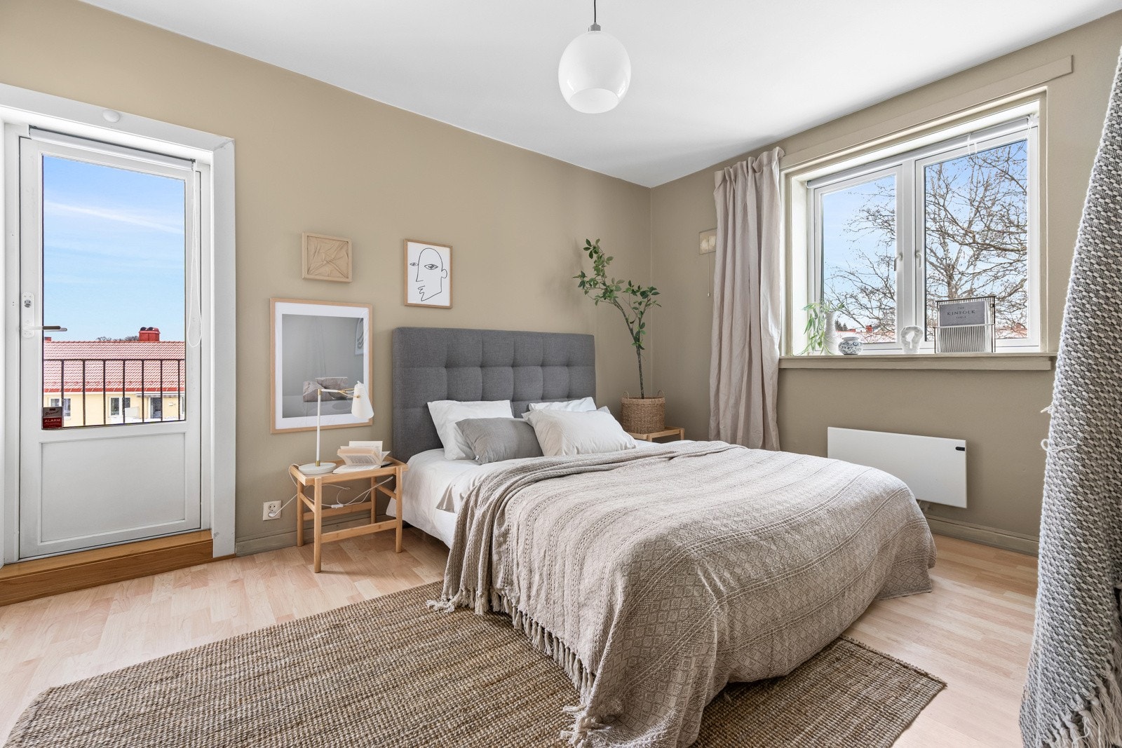 Leiligheten har to fine soverom. Galleribilde