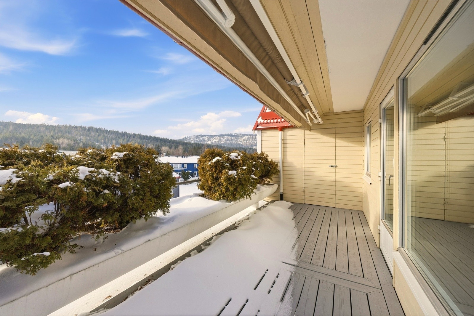 Balkongen blir en naturlig forlengelse av stuen Galleribilde