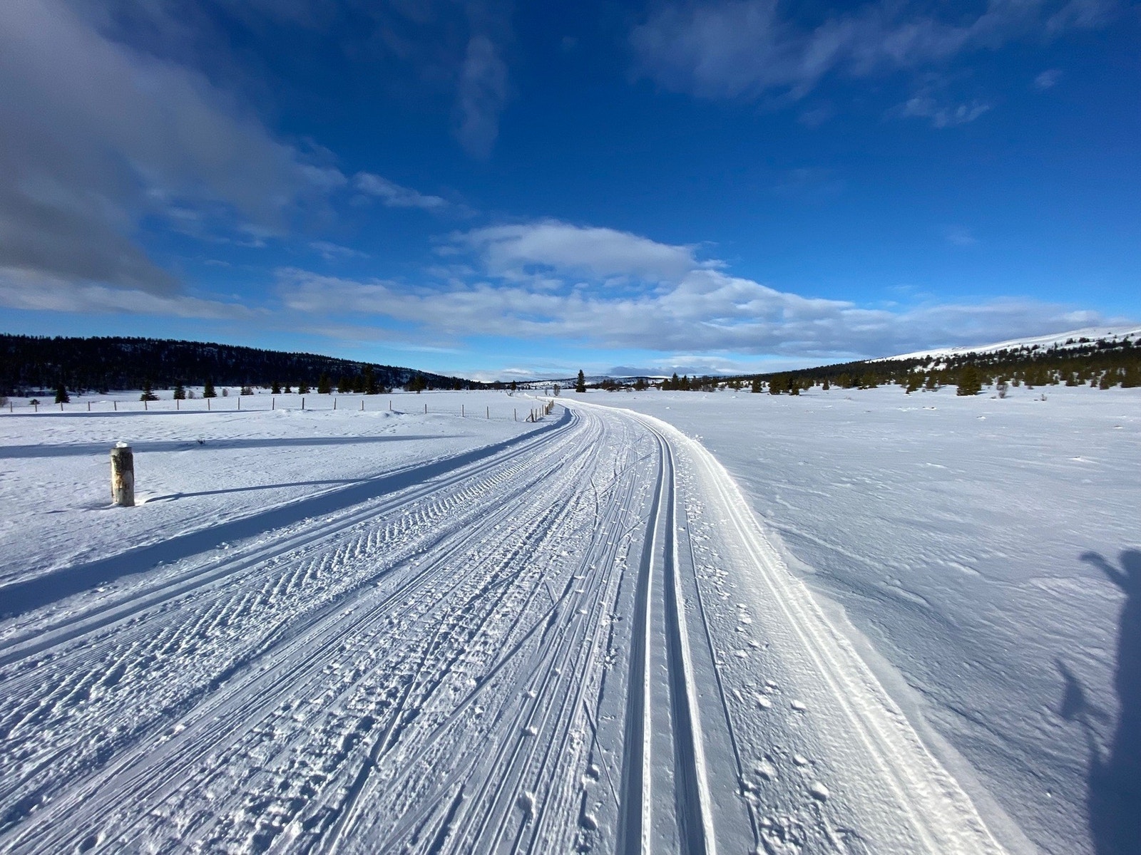 Private bilder fra de fantastiske skiløypene i nærområdet. Galleribilde