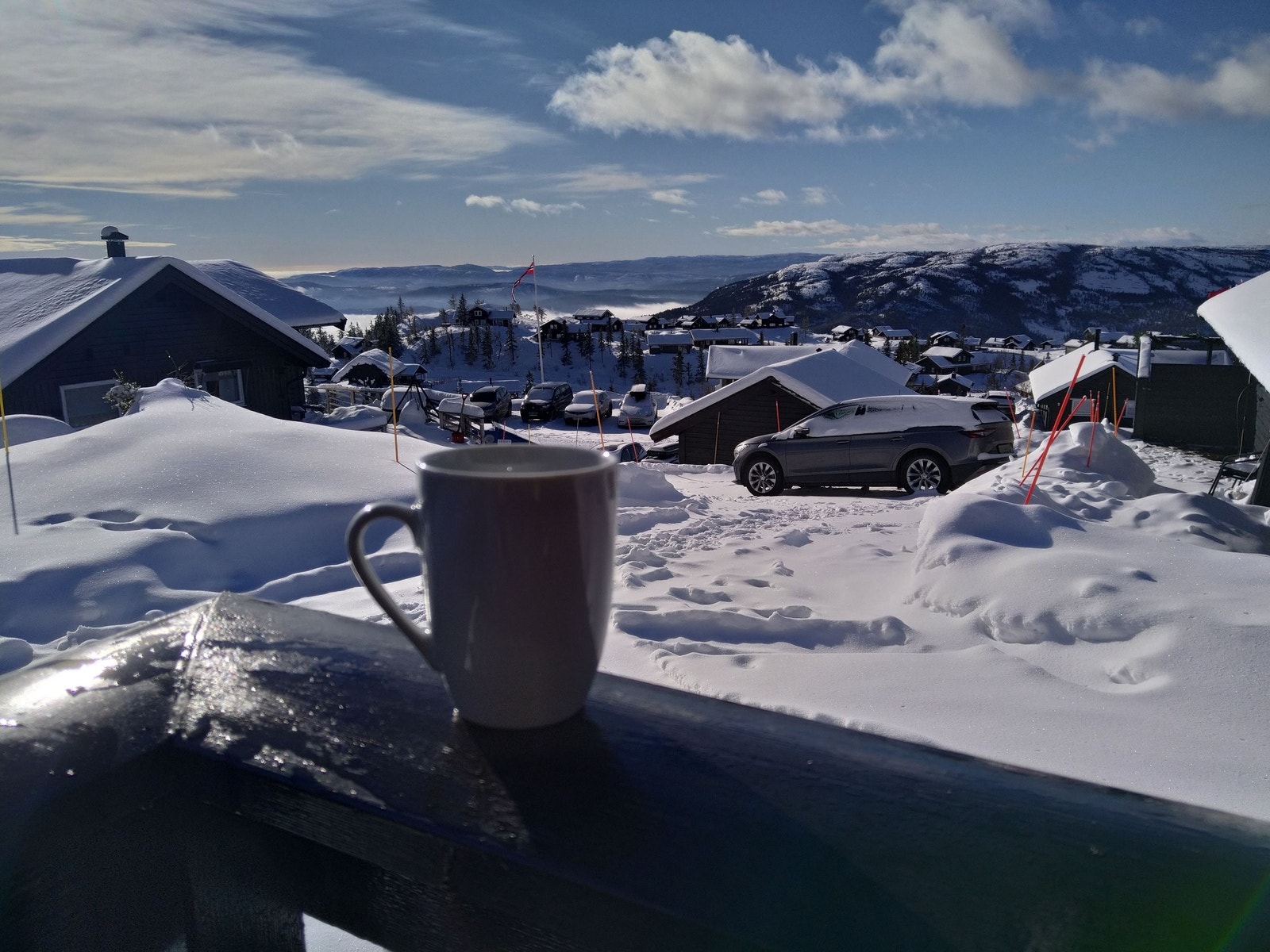 Morgenkaffe februar. Galleribilde