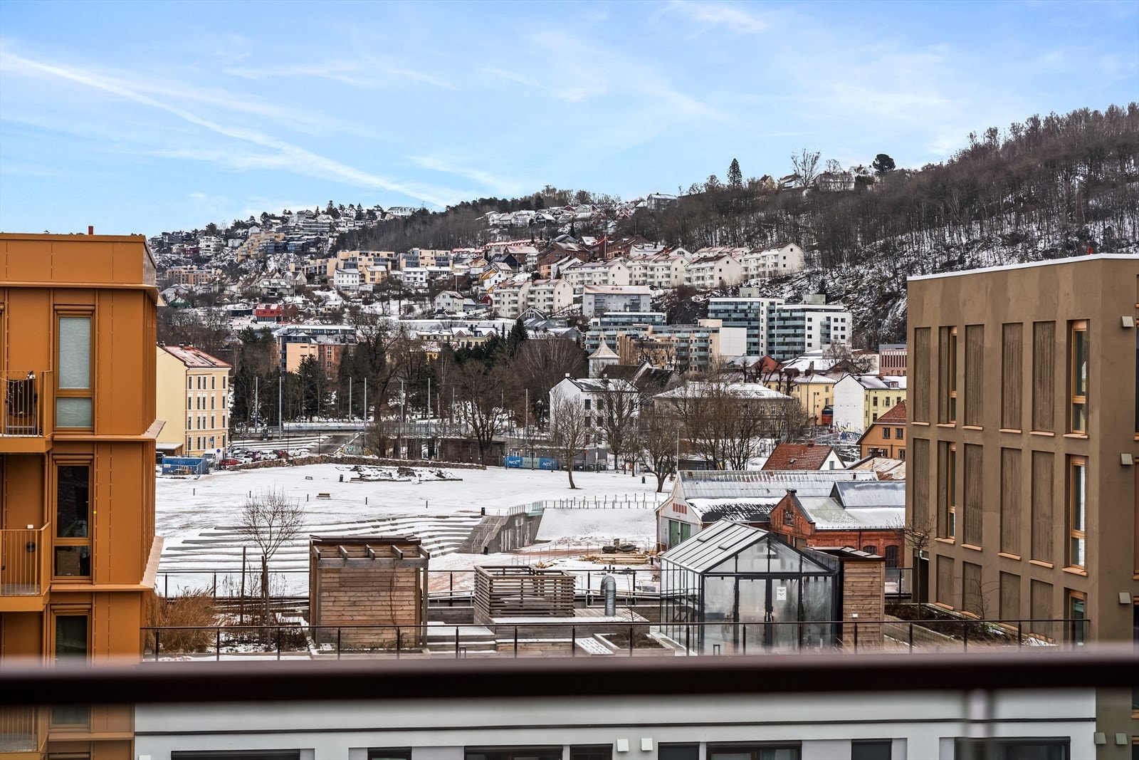 Fin utsikt mot Middelalderparken og Ekeberg Galleribilde