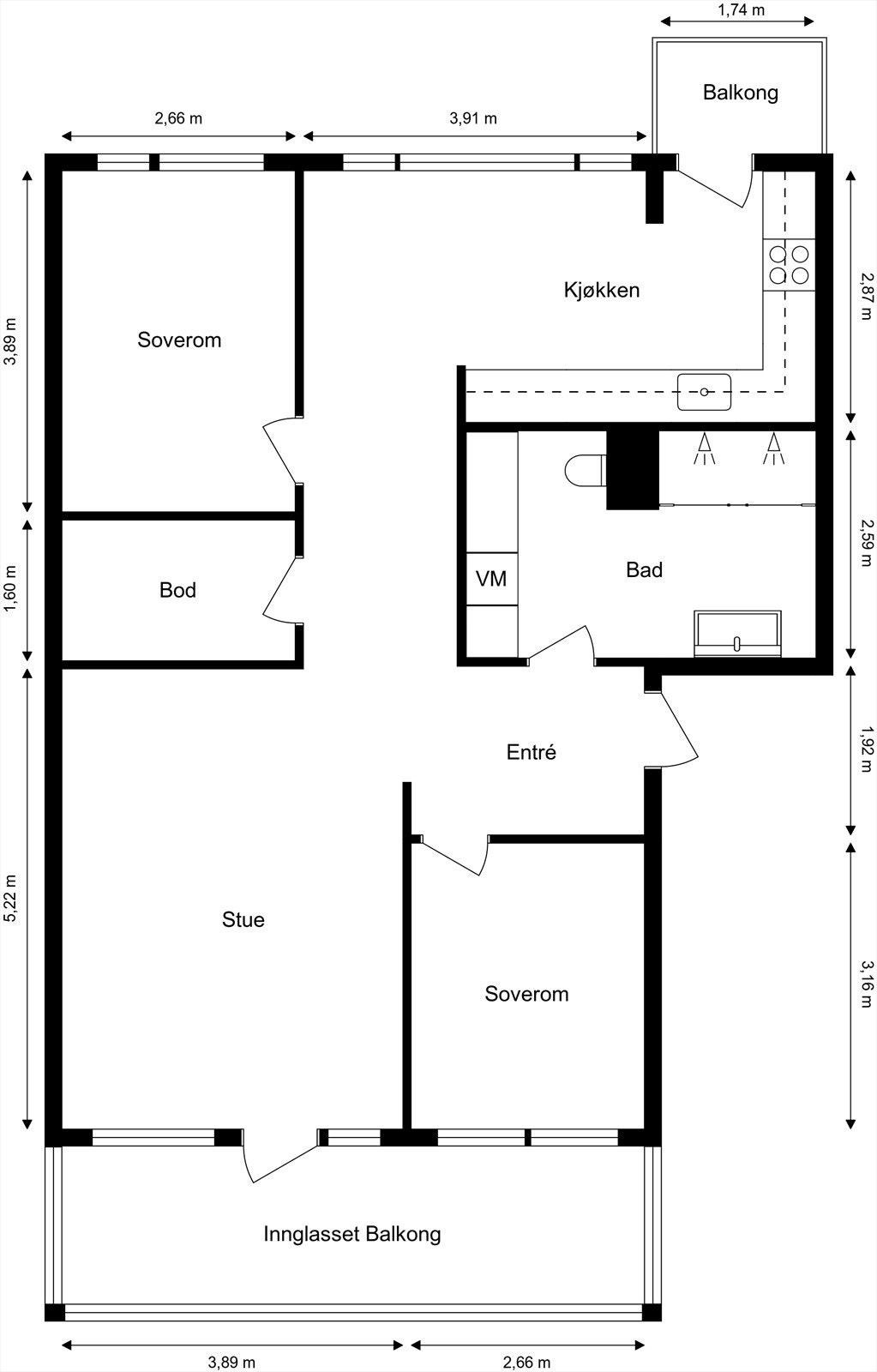 Plantegning. Galleribilde