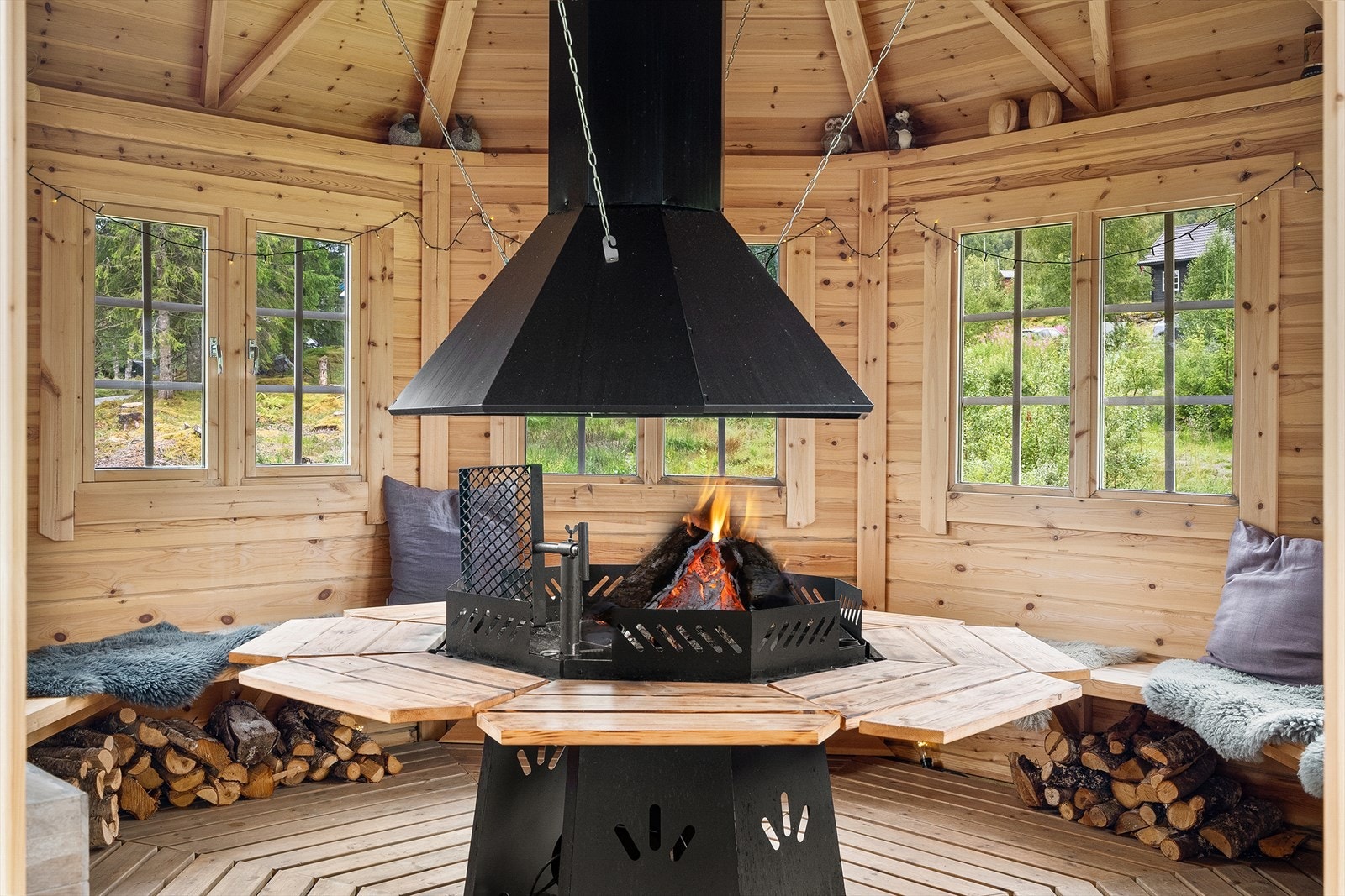 Her kan man tilbringe sene kvelder i godt selskap Galleribilde