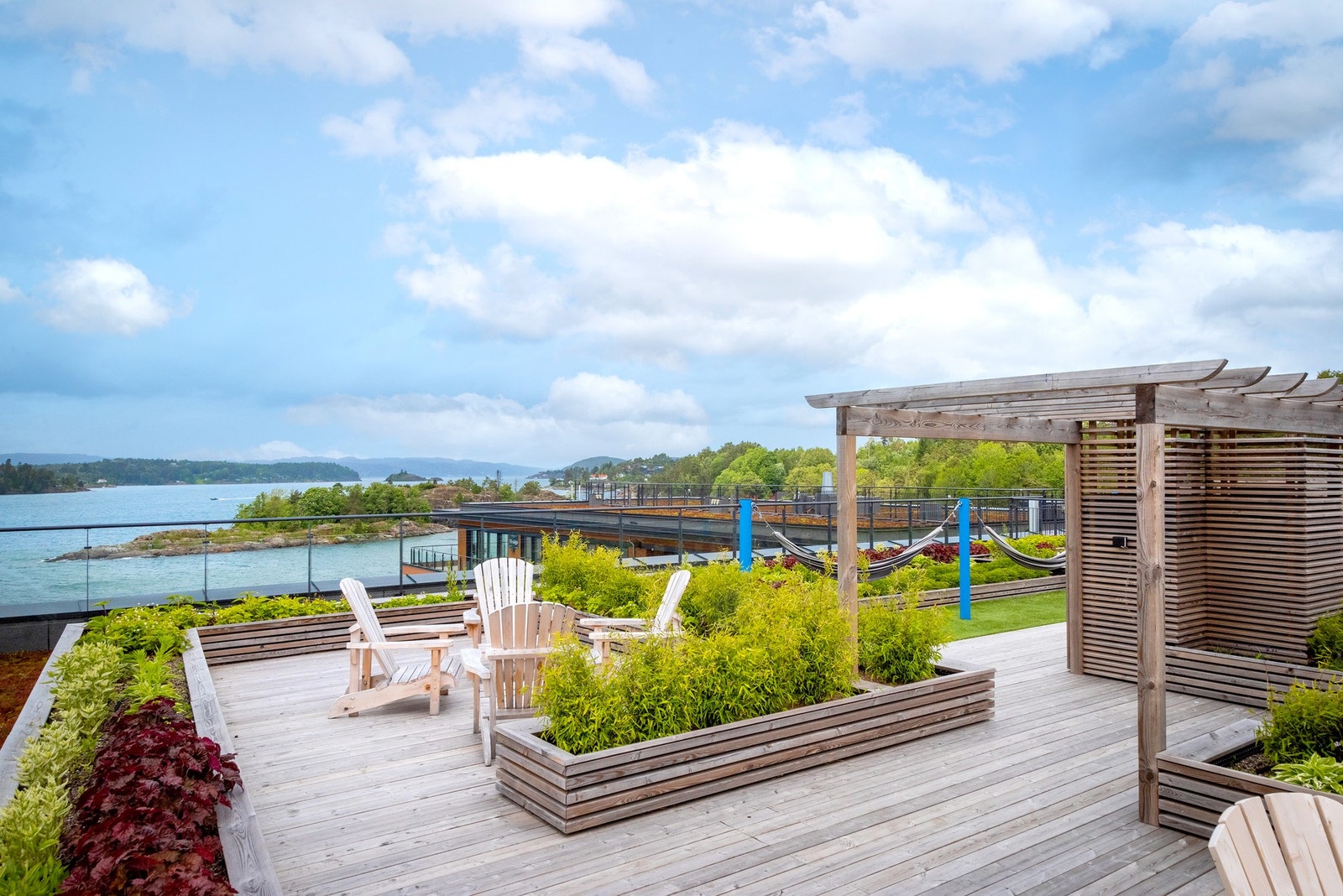 Det er en felles takterrasse. Galleribilde