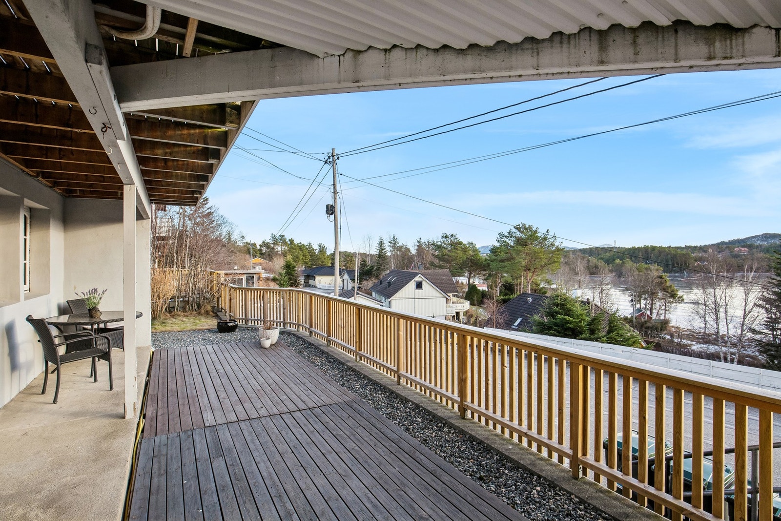 Terrasse i underetasjen Galleribilde