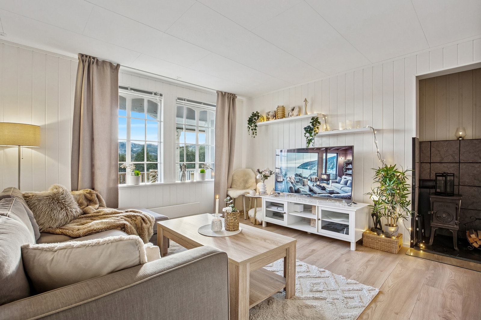 Stue i hybelen Galleribilde