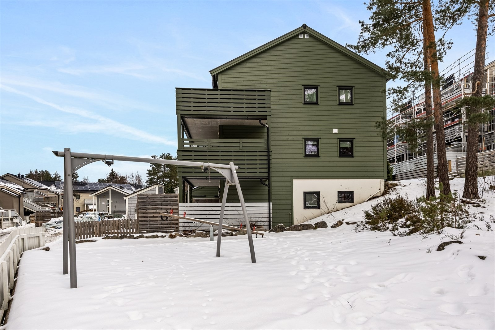 Hyggelige lekeområder i borettslaget. Galleribilde