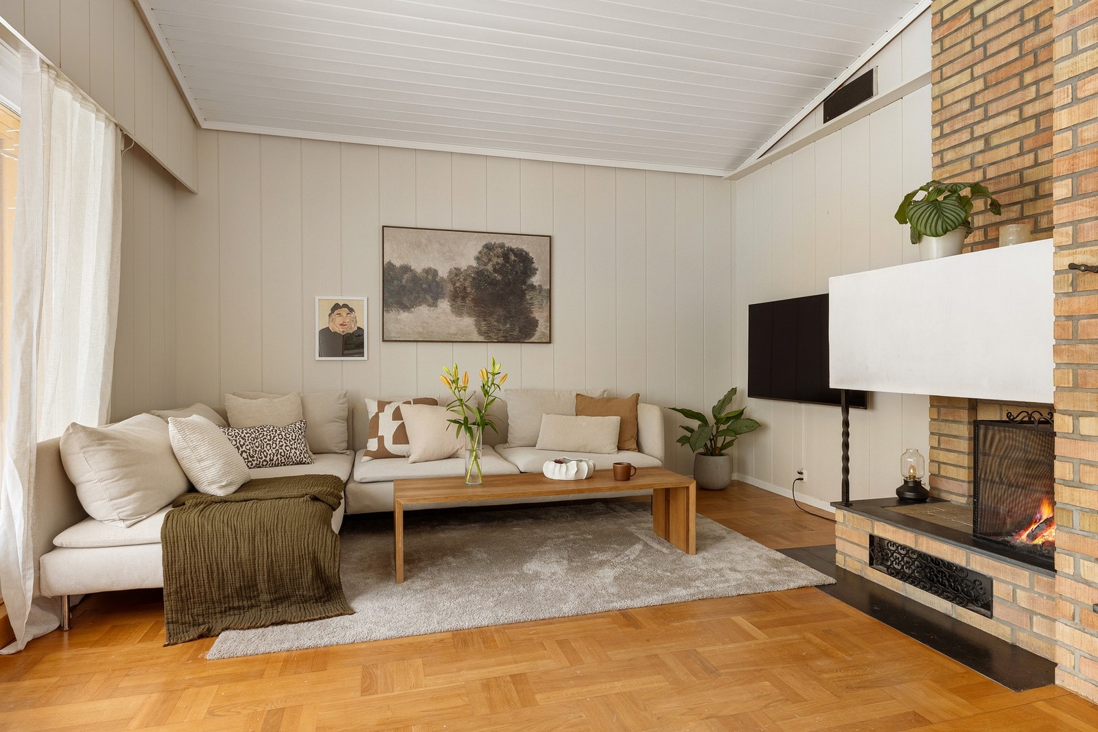 Peis som varmer godt om vinteren. Galleribilde