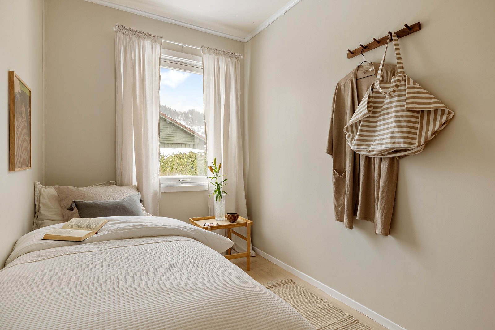 I denne etasjen er det tre lyse soverom. Galleribilde