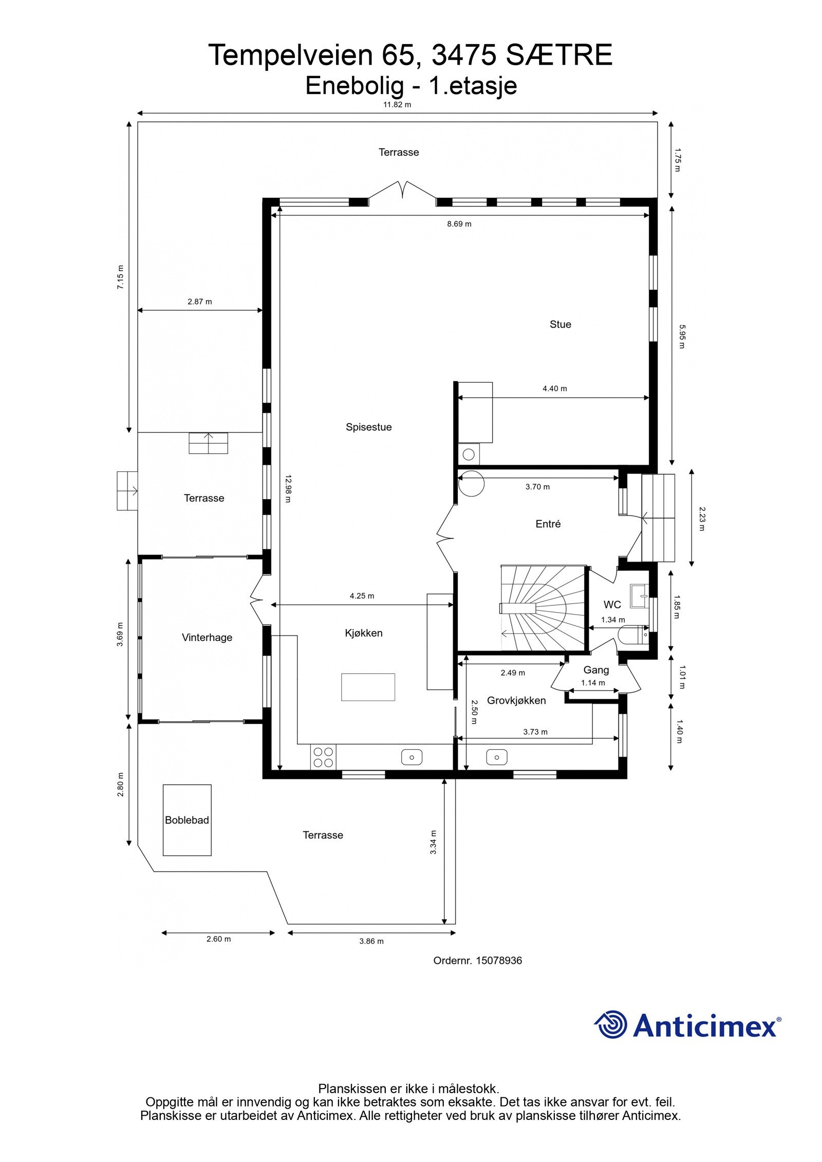 Plantegning 1.etasje. Galleribilde