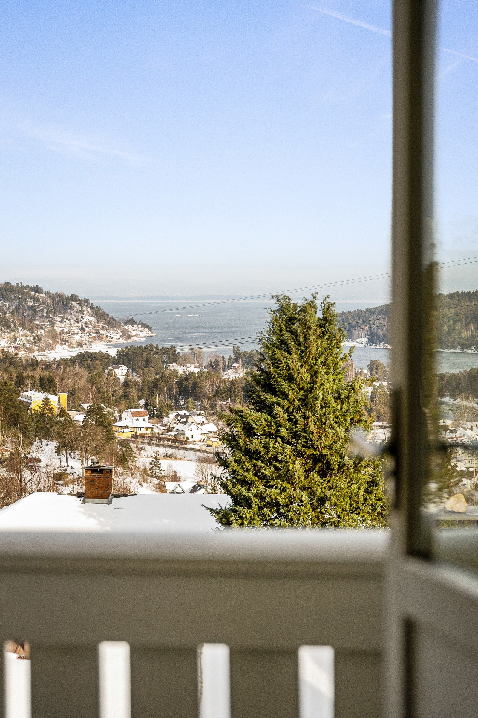 Utsikt fra hovedsoverommet. Galleribilde