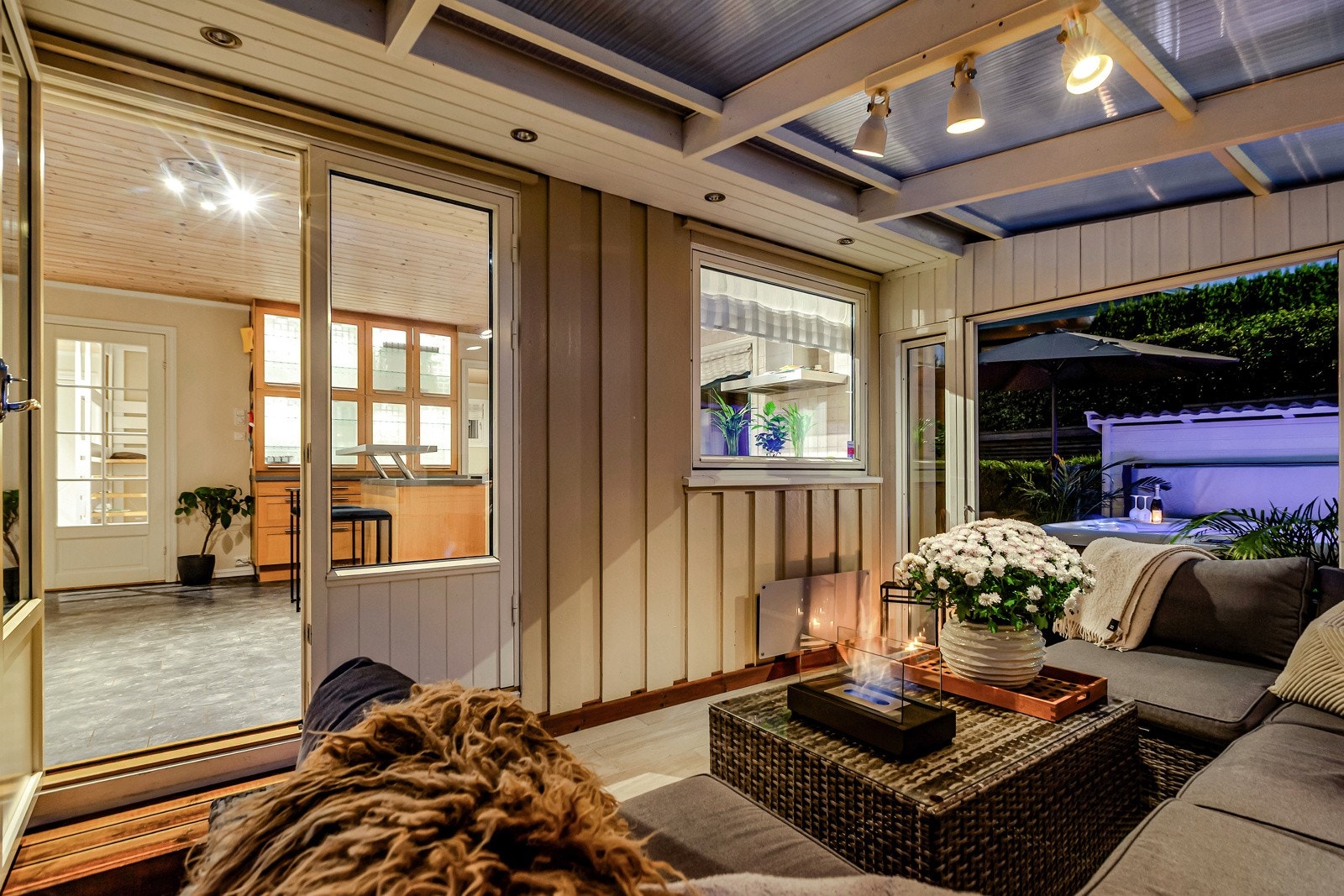 Vinterhage på 12 kvm. Galleribilde