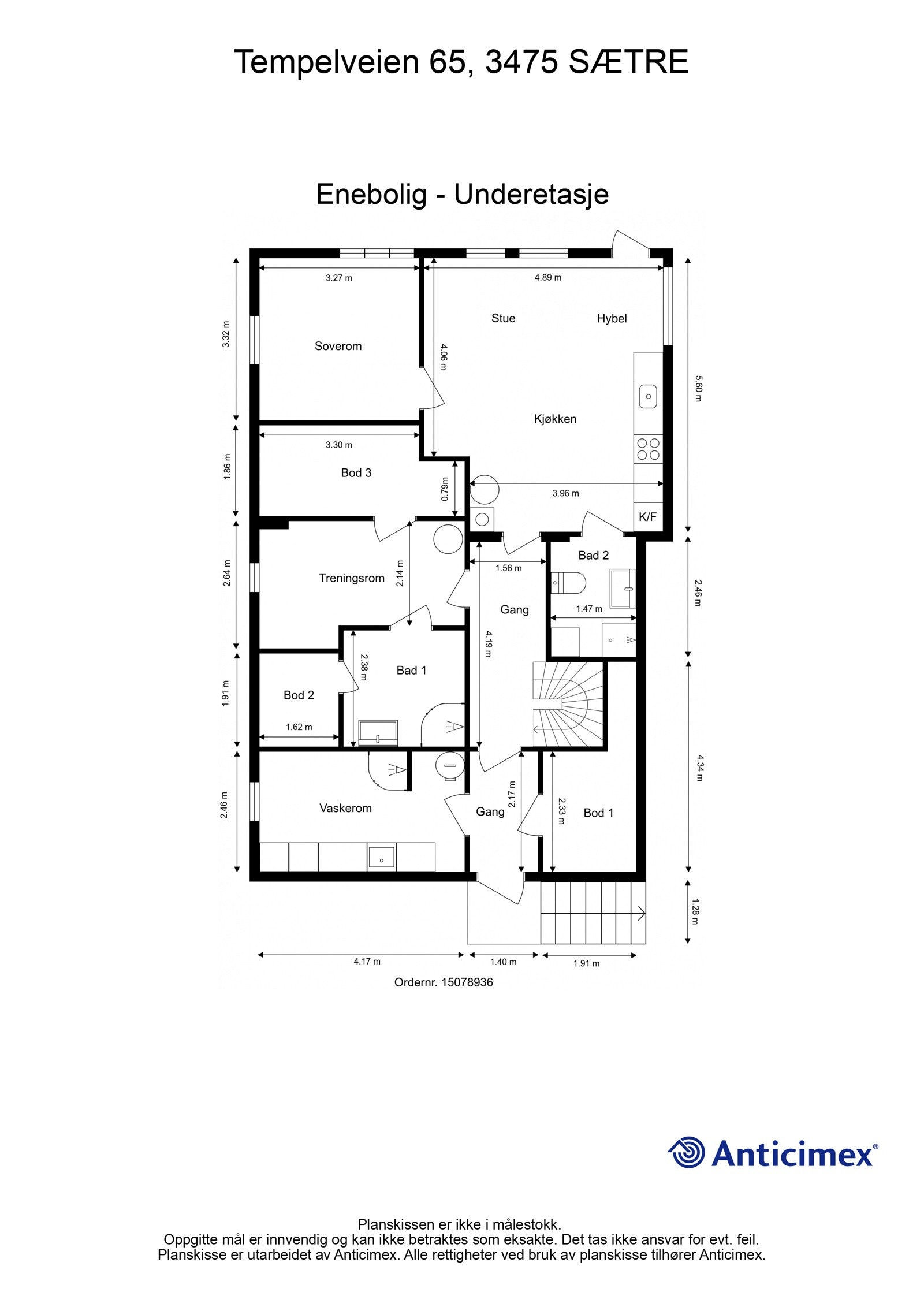 Plantegning. Galleribilde