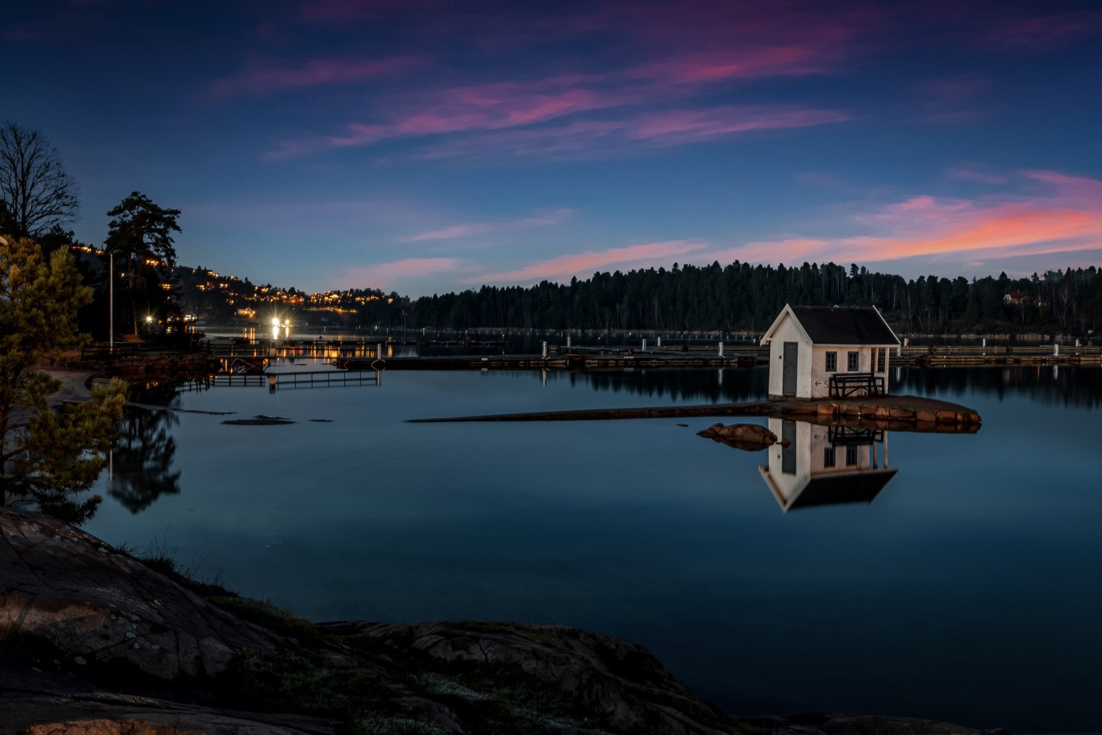 Bystranda i Sætre sentrum. Galleribilde