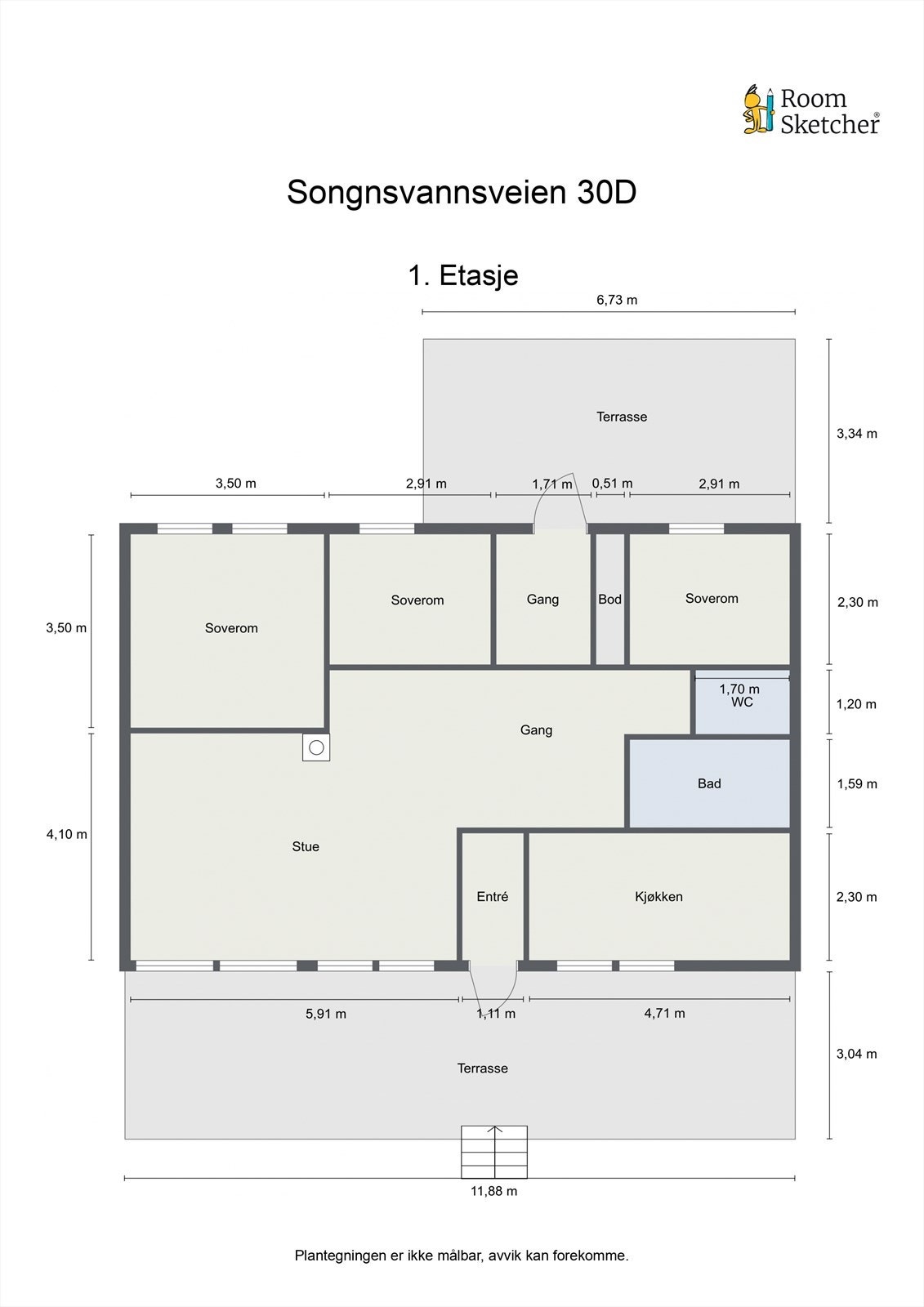 Plantegning Galleribilde