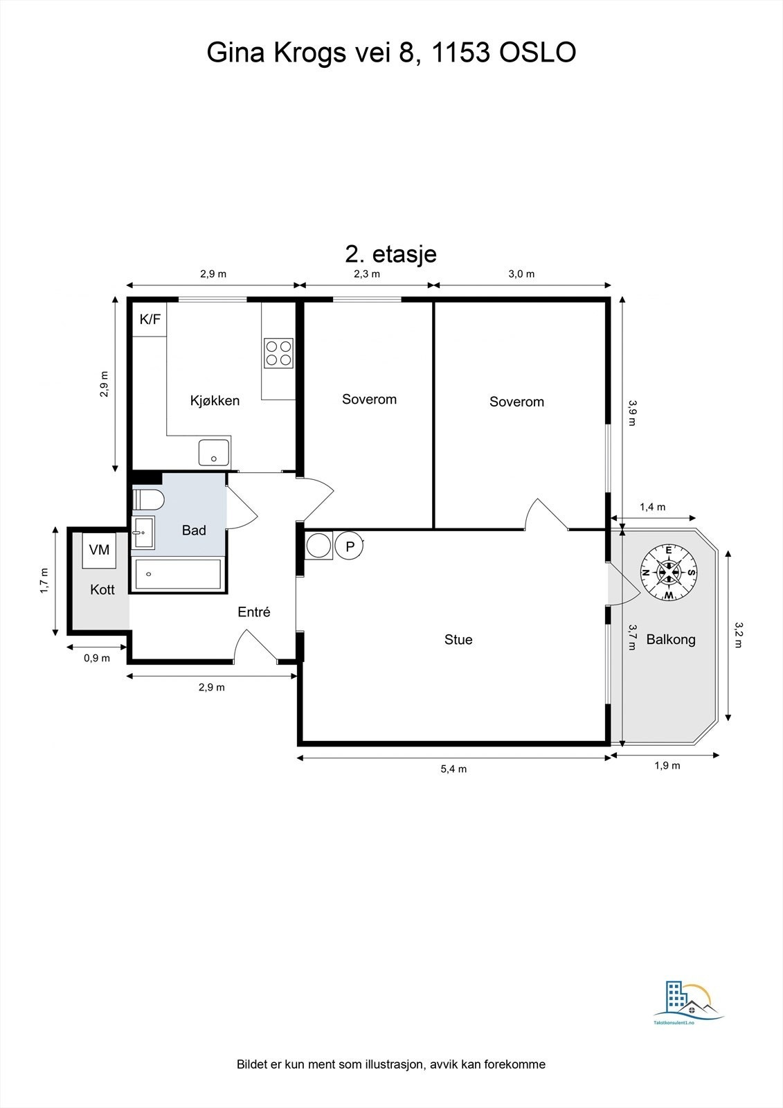 Plantegning - 2. etasje. Galleribilde