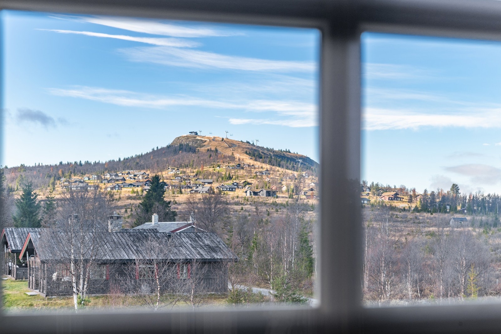 Fin utsikt mot Golsfjellet Alpinsenter Bualie. Galleribilde
