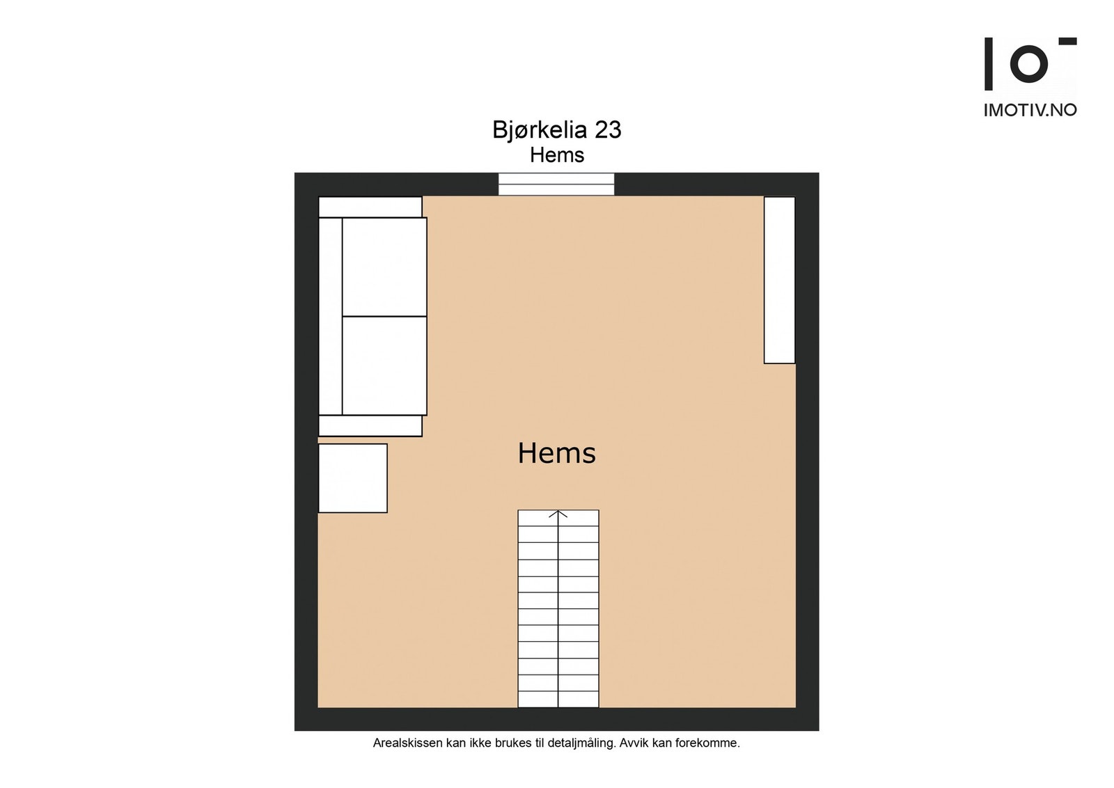 - Plantegning: 18,27 kvm gulvareal - Galleribilde