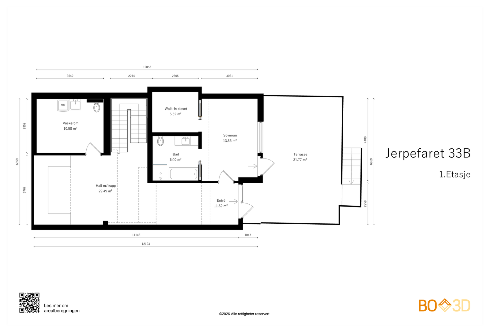 Plantegning - 1. etasje. Galleribilde