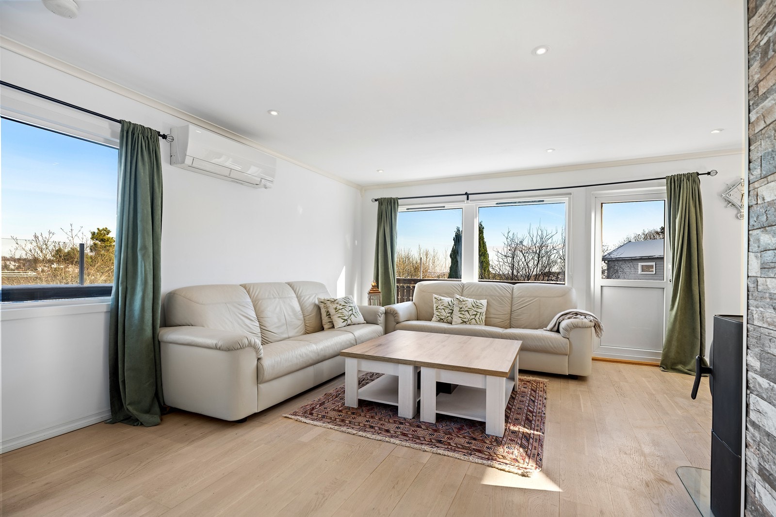 Installert varmepumpe for behagelig og jevn temperatur. Galleribilde