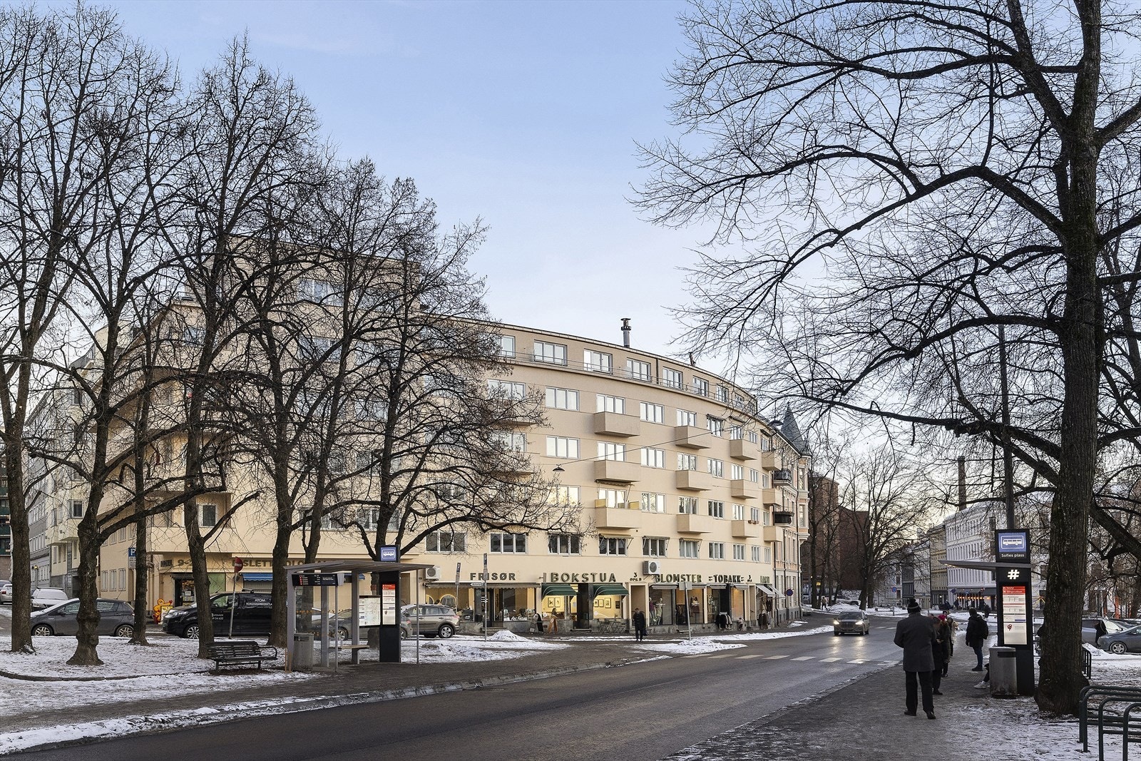 Leiligheten ligger i et etablert og meget attraktivt boligområde på Bislett. Fasade. Galleribilde