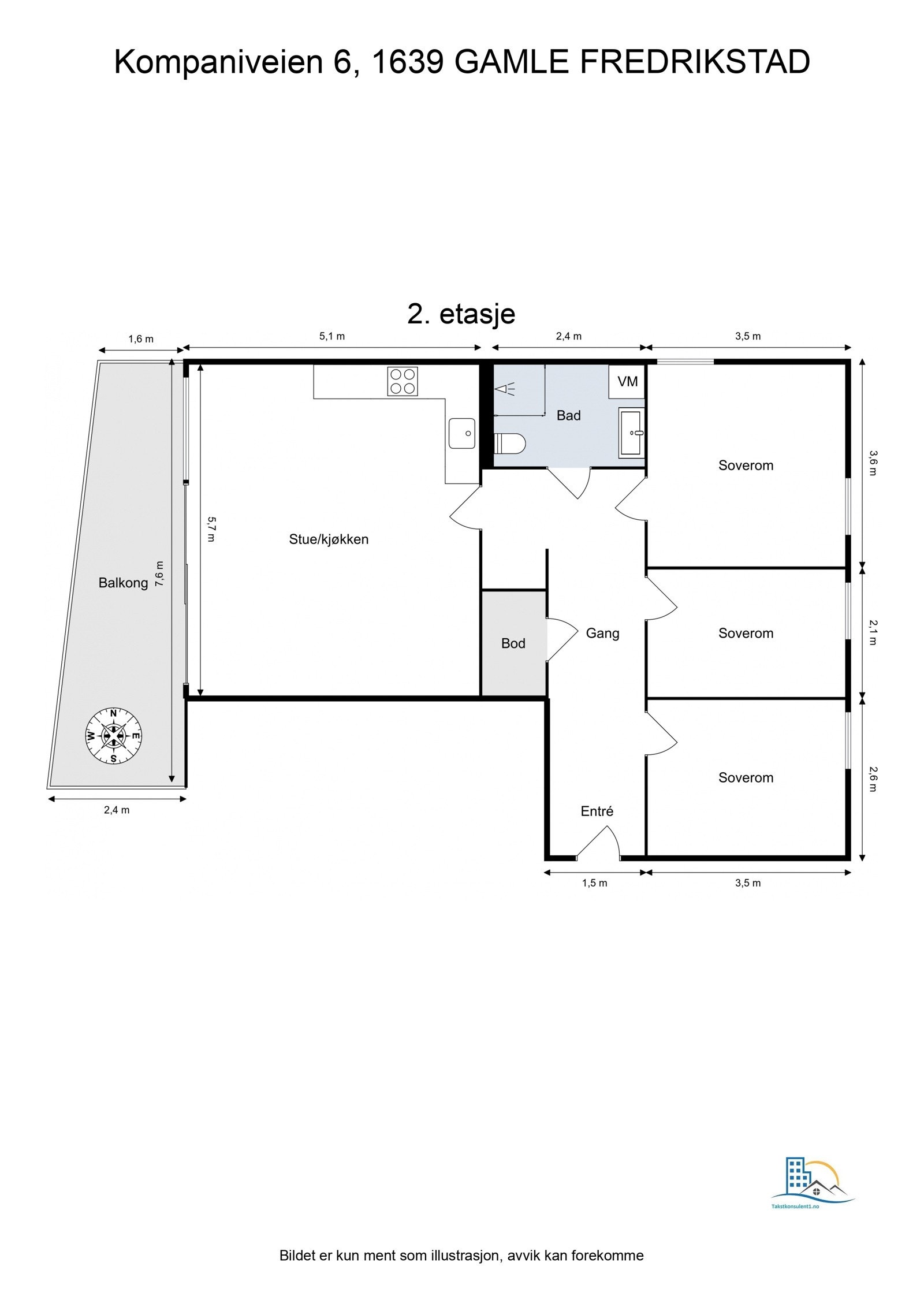 Plantegning Galleribilde