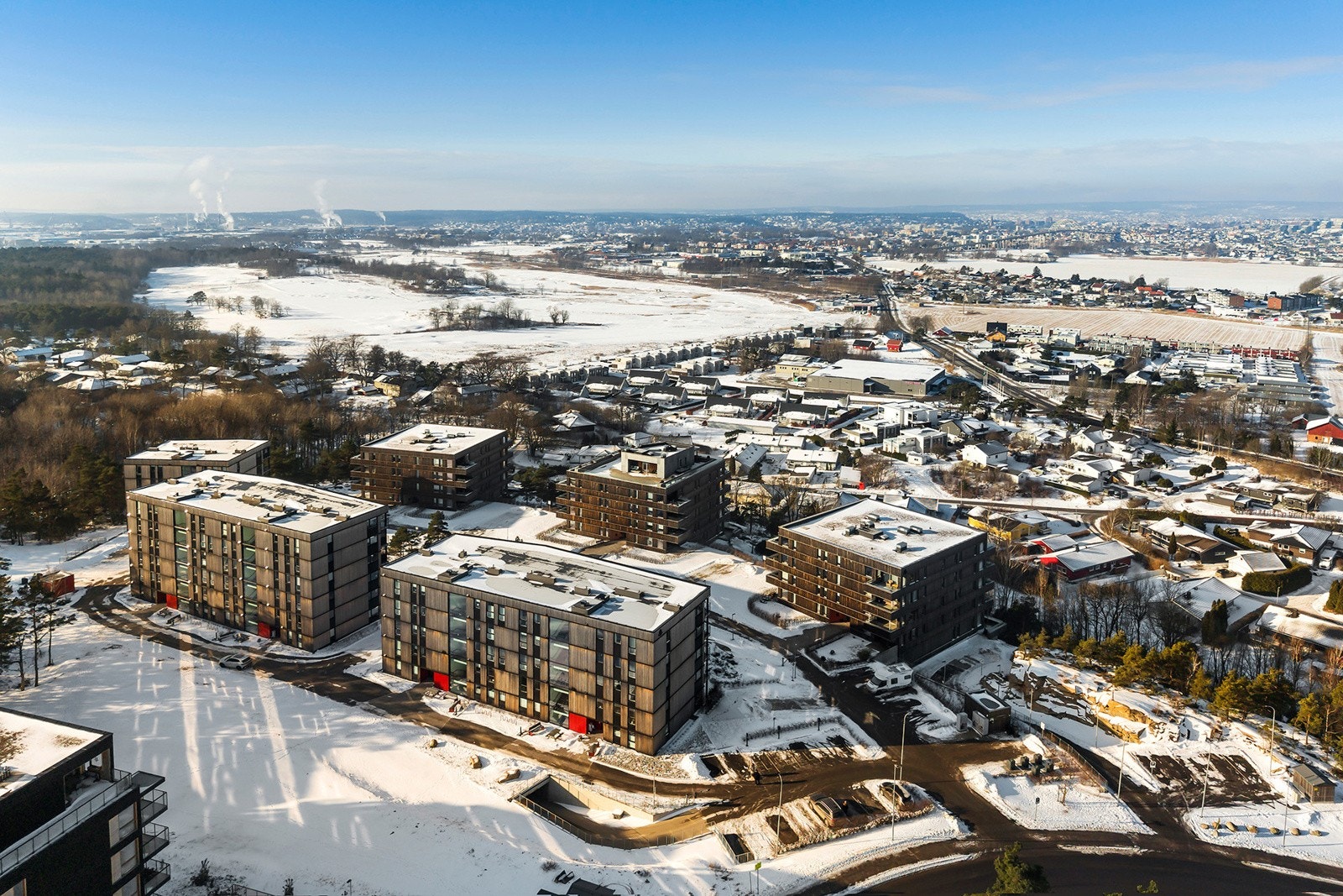 Eiendommen ligger i et nyere og attraktivt boligområde på Begbyåsen Galleribilde