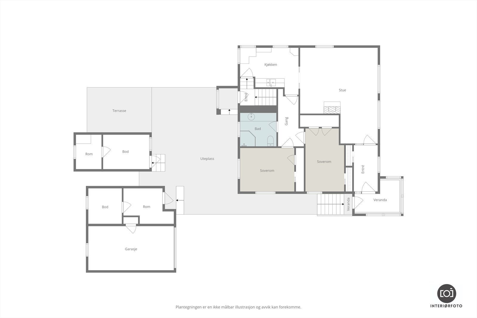 Plantegning Galleribilde