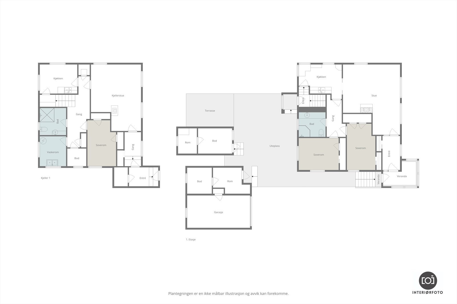 Plantegning Galleribilde