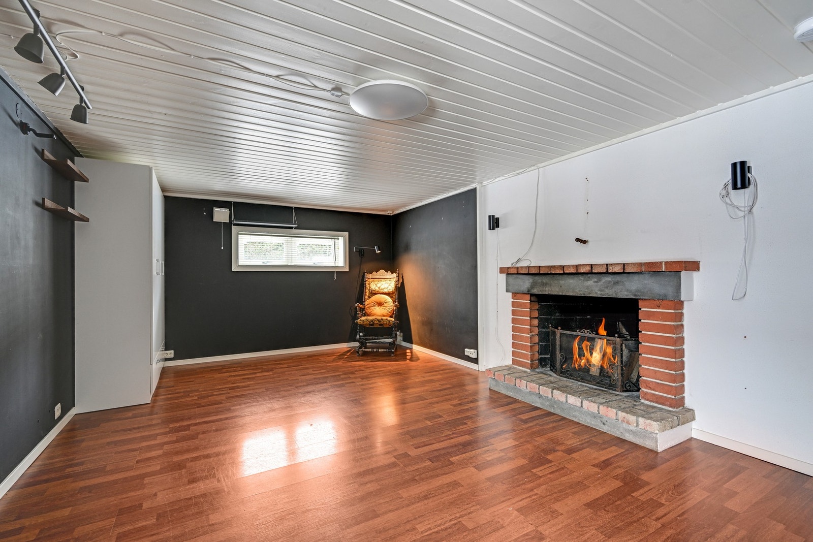 Hyggelig med peis. Galleribilde