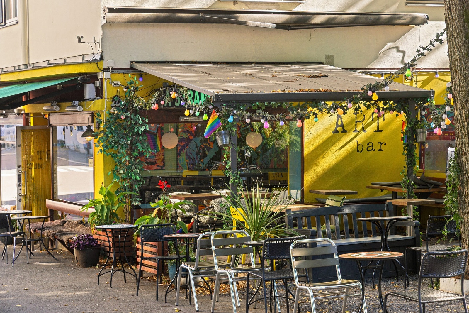 Nabolagsbaren Art bar, i Københavngata Galleribilde